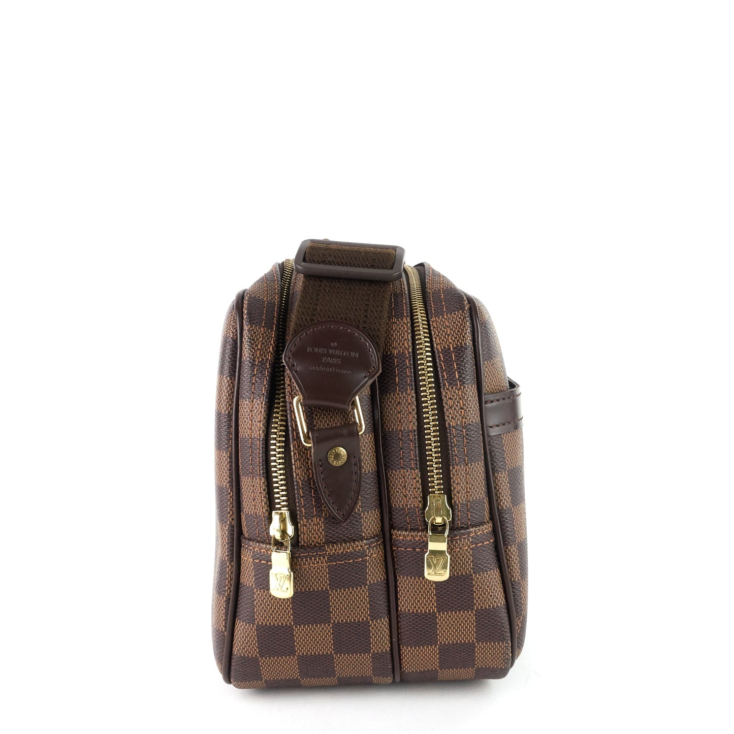 Louis Vuitto Reporter PM Damier Ebene Canvas Messenger Bag