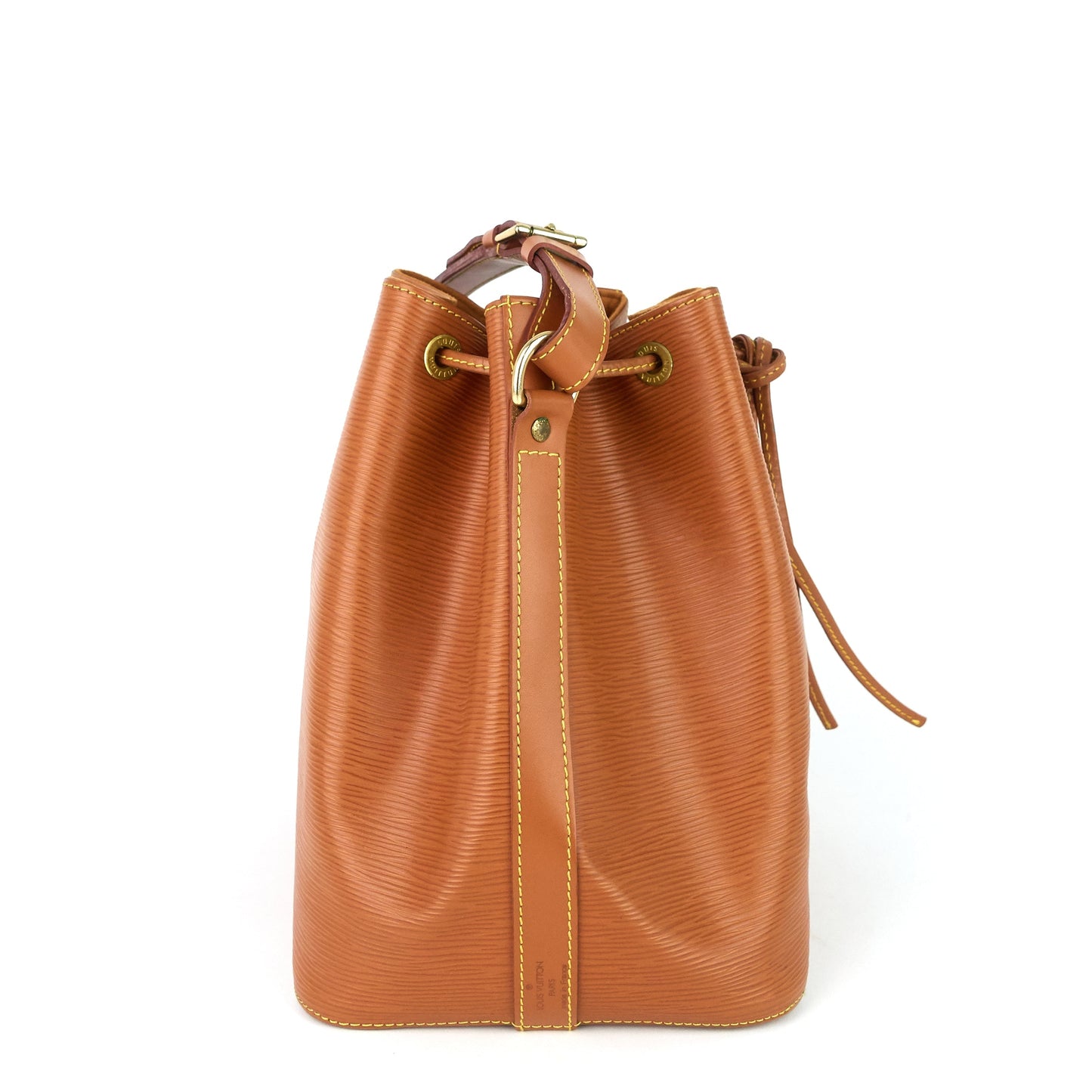 Louis Vuitto Petit NoÃ© Cipango Gold Epi Leather Bag