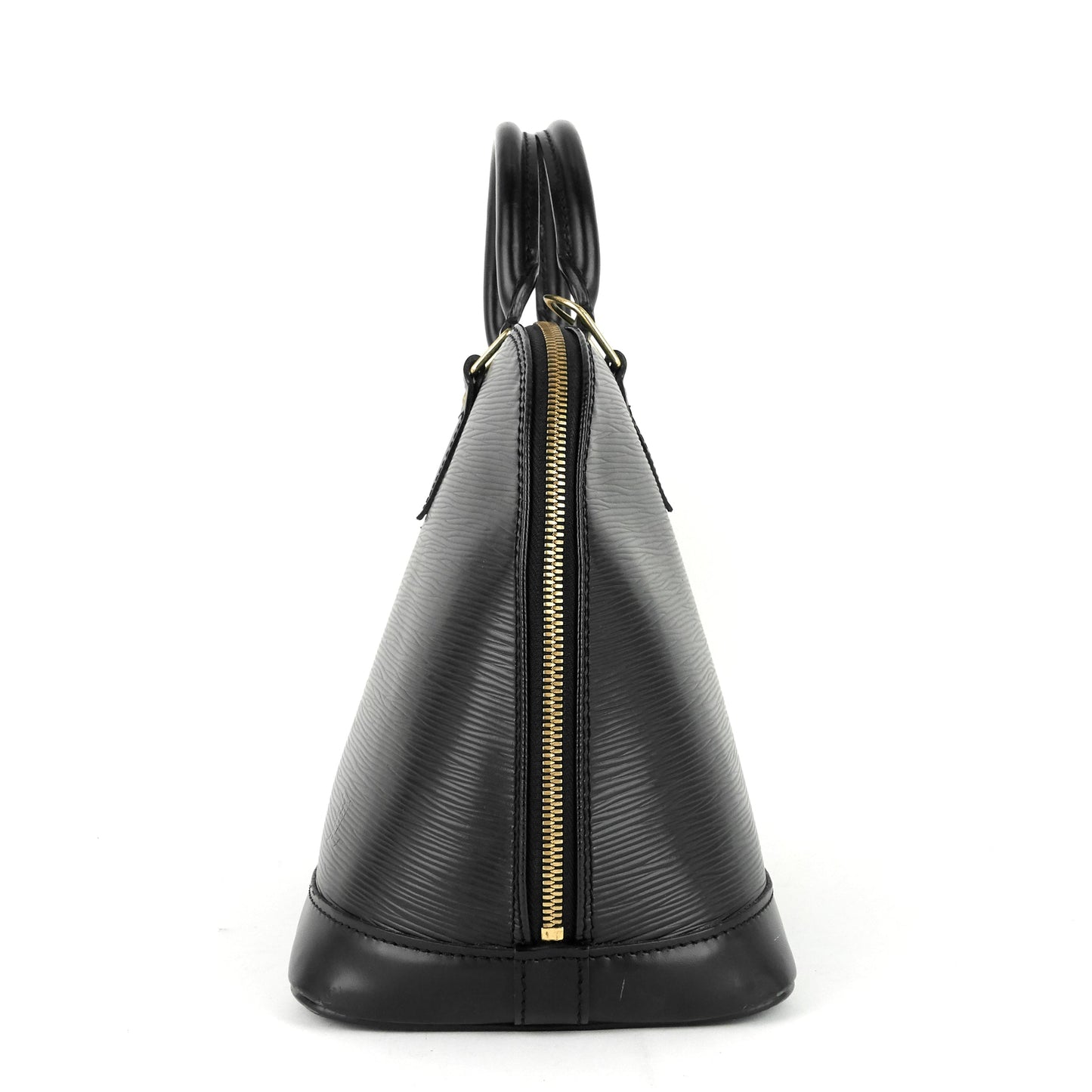 Louis Vuitto Alma Black Epi Leather Bag
