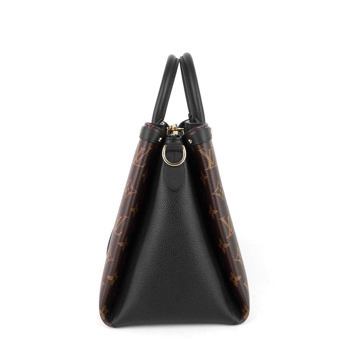 Louis Vuitto Soufflot MM Monogram Canvas and Coloured Leather Bag