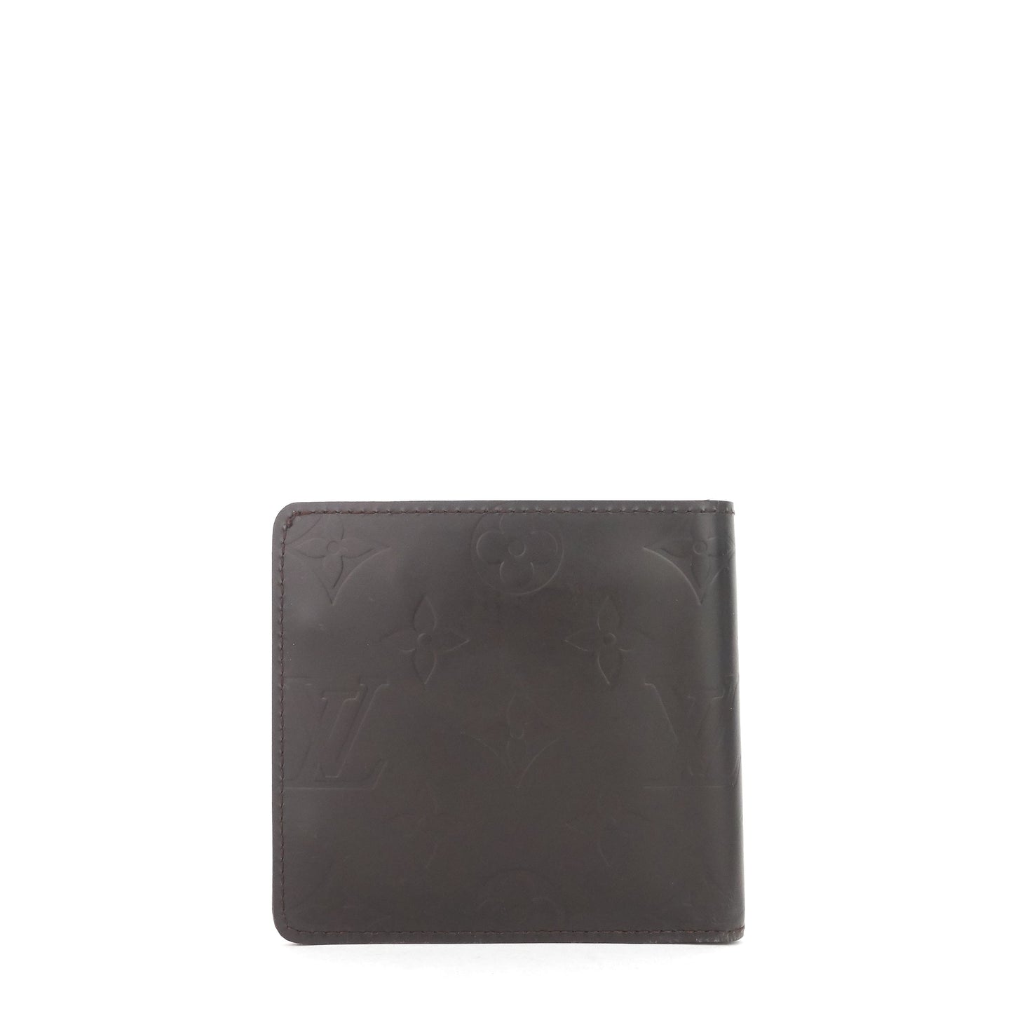 Louis Vuitto Portefeuille Glace Leather Double Wallet