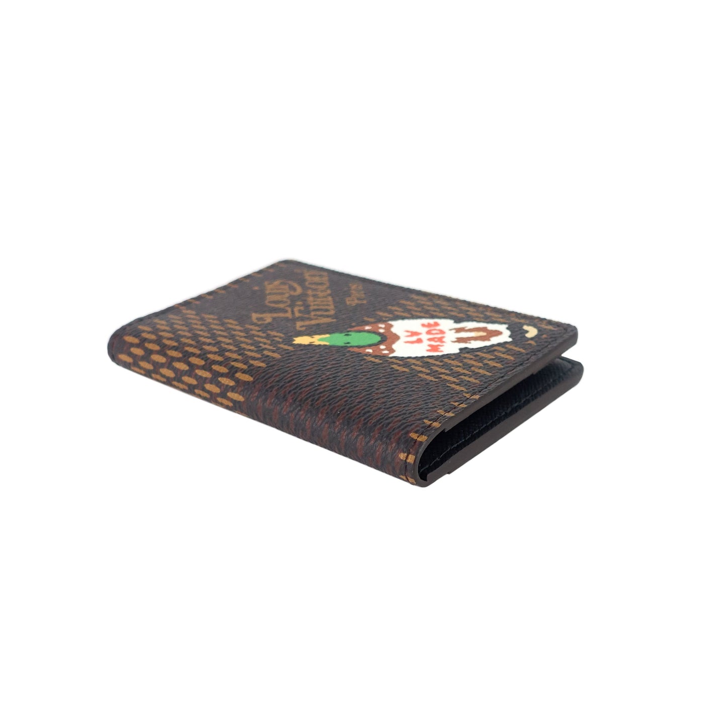Louis Vuitto Nigo Pocket Organizer Giant Damier Ebene Canvas Wallet