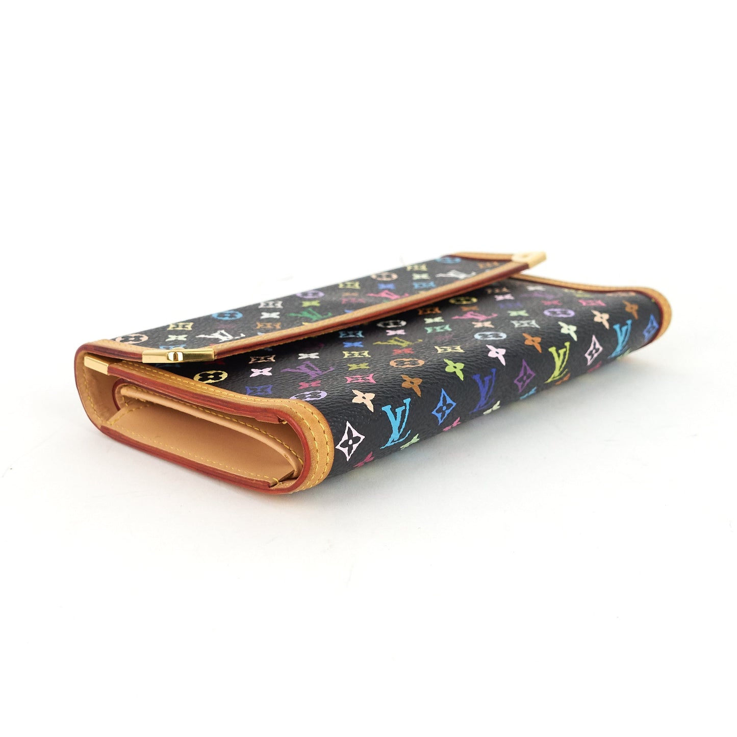 Louis Vuitto Porte Tresor Monogram Multicolore Canvas Wallet