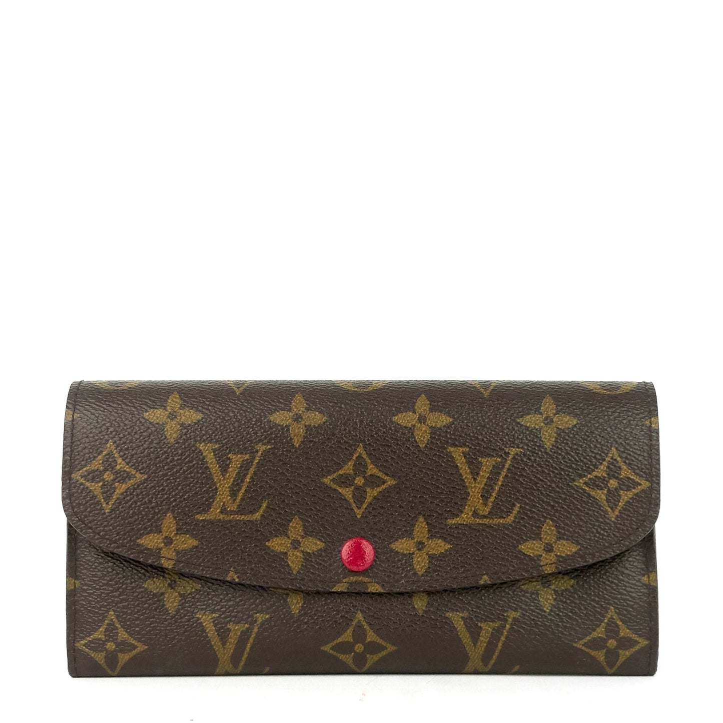 Louis Vuitto Emilie Fuchsia Monogram Canvas Wallet