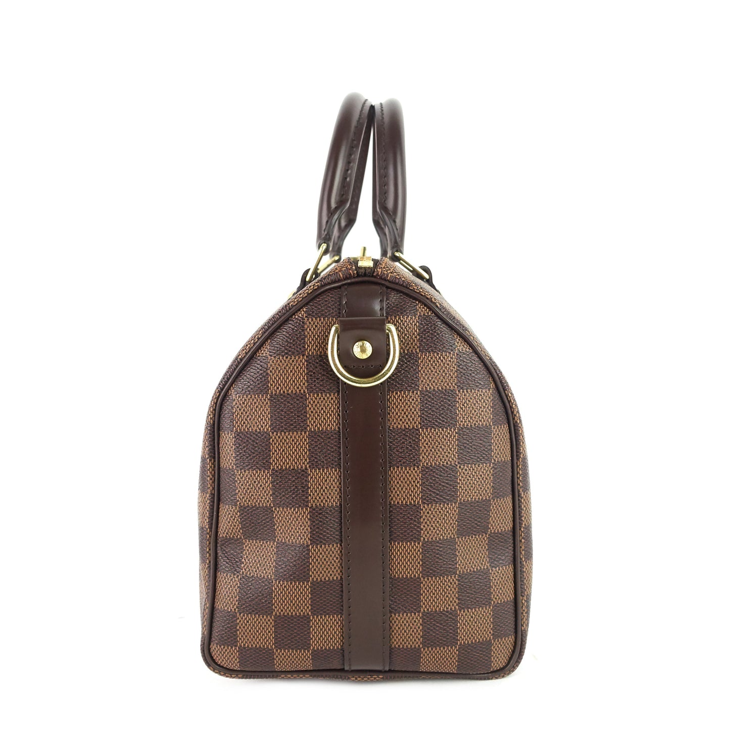 Louis Vuitto Speedy BandouliÃ¨re 25 Damier Ebene Canvas Bag