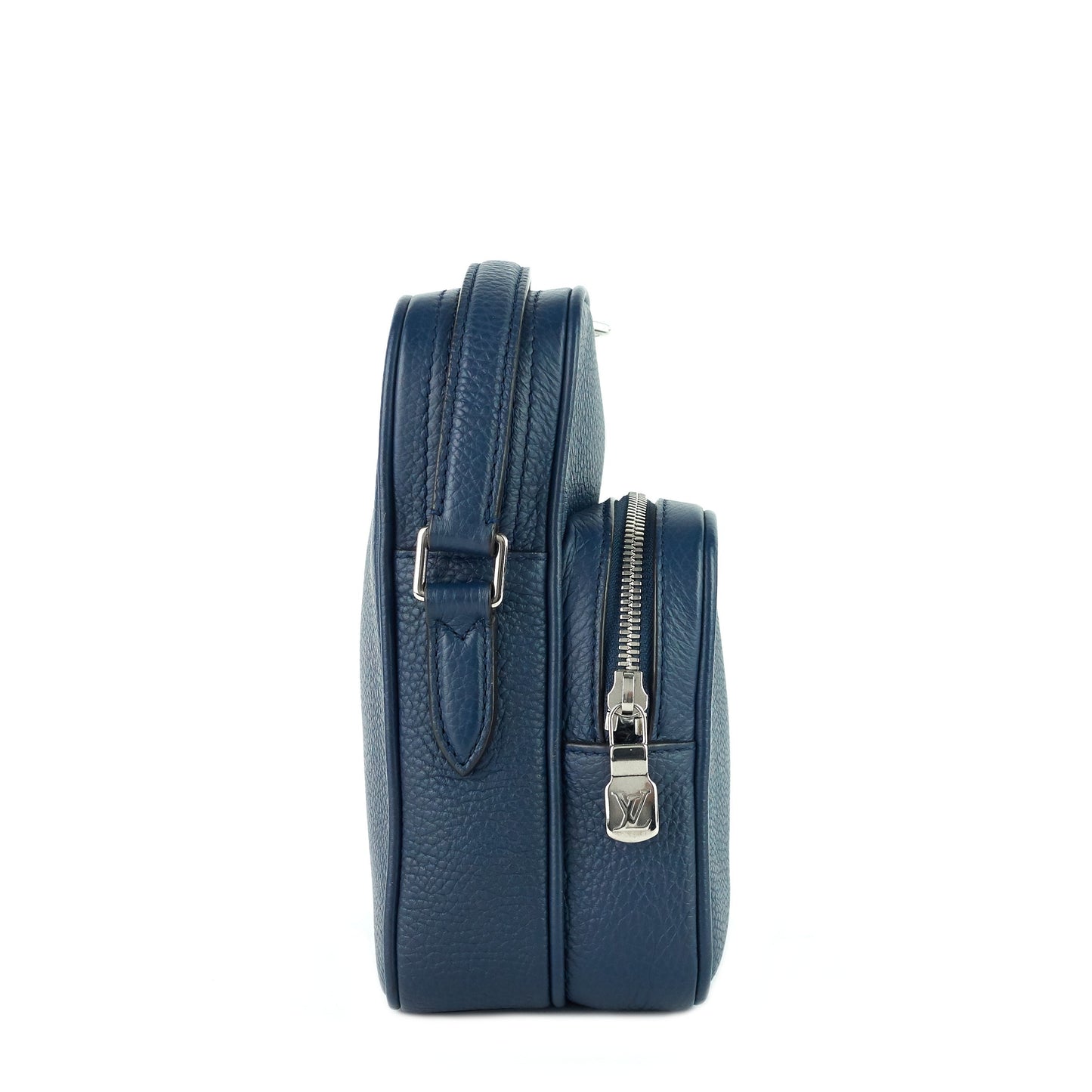 Louis Vuitto Amazone Blue Taurillon Leather Crossbody Bag