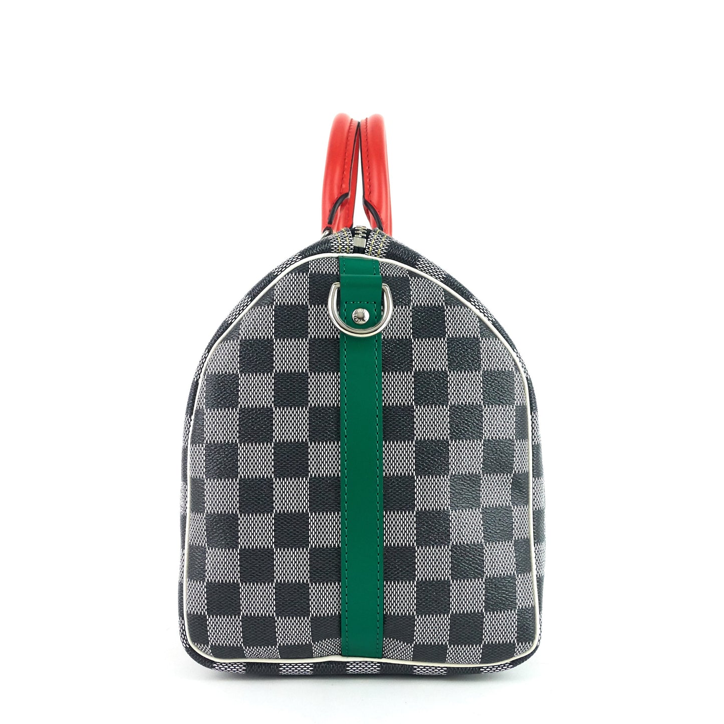 Louis Vuitto Speedy 30 BandouliÃ¨re Black White Damier Canvas Bag