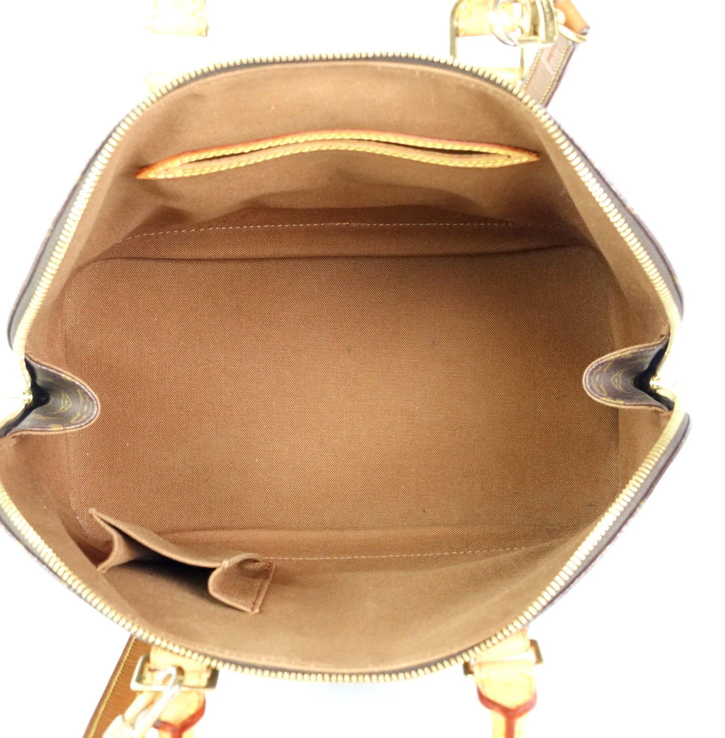Louis Vuitto Alma Monogram Canvas Handbag with Strap