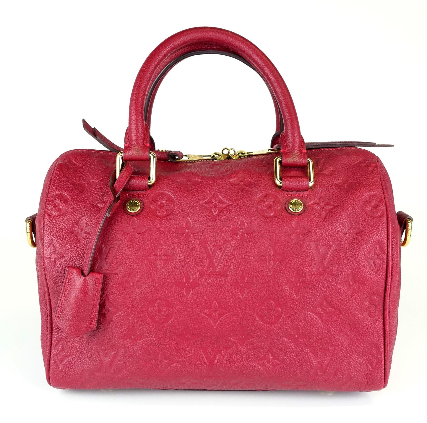 Louis Vuitto Speedy 25 Bandouliere Empreinte Leather Handbag