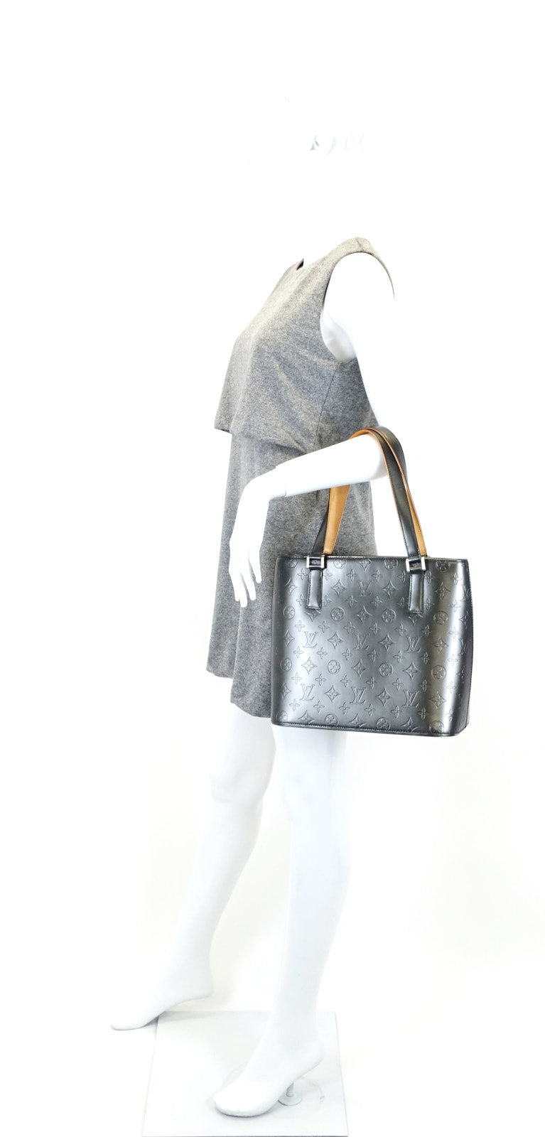 Louis Vuitto Stockton Monogram Mat Leather Handbag