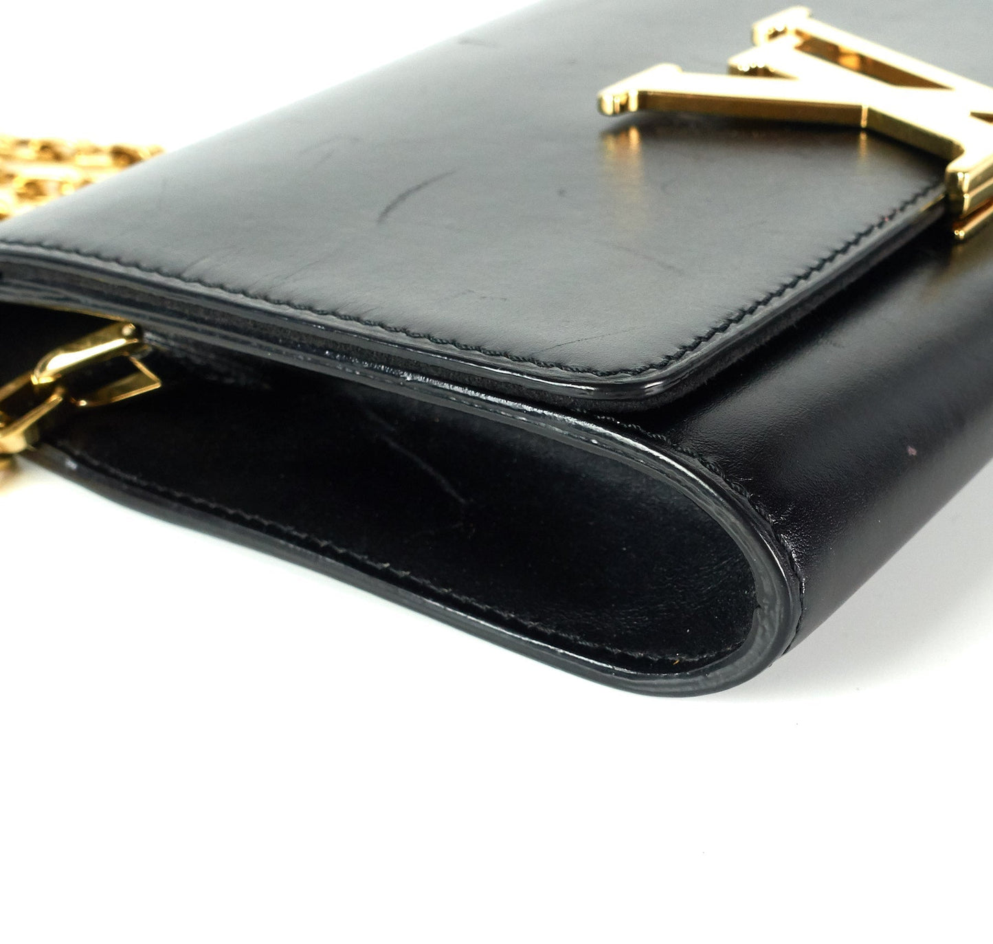 Louis Vuitto Louise GM Calf Leather Chain Bag