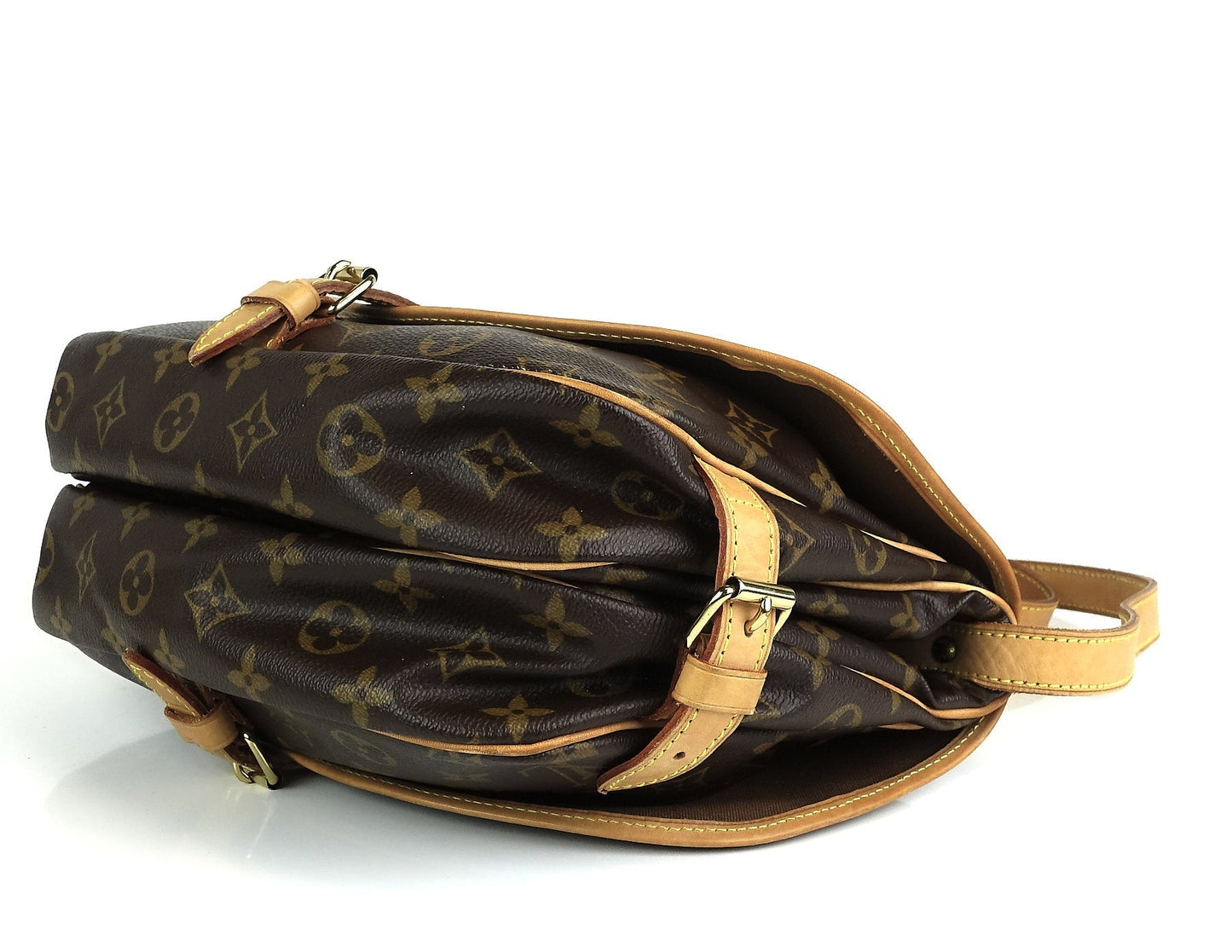 Louis Vuitto Saumur 25 Monogram Canvas Shoulder Bag