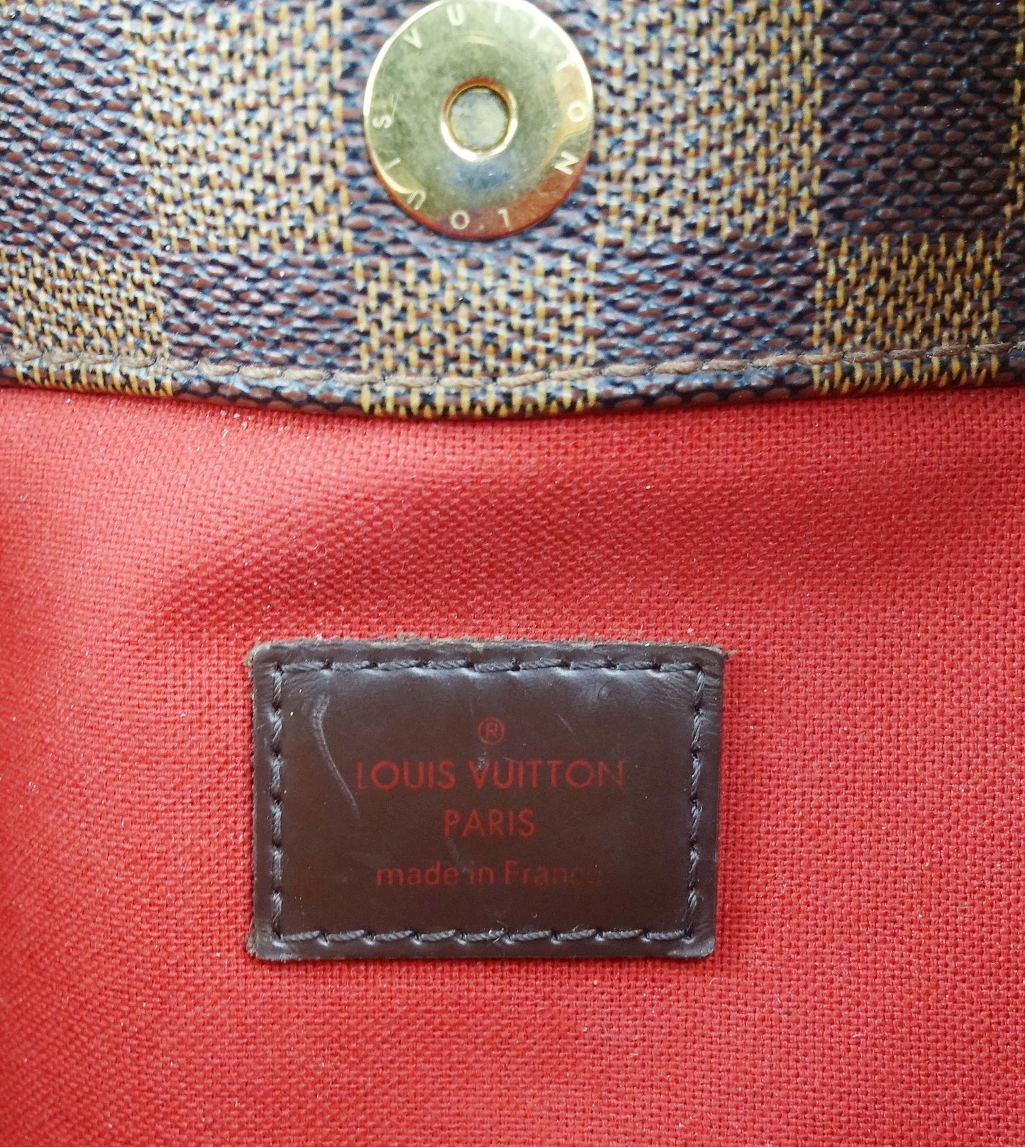 Louis Vuitto Bloomsbury PM Damier Ebene Canvas Bag