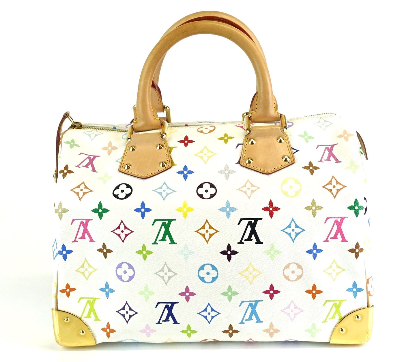 Louis Vuitto Speedy 30 Multicolore Canvas Handbag