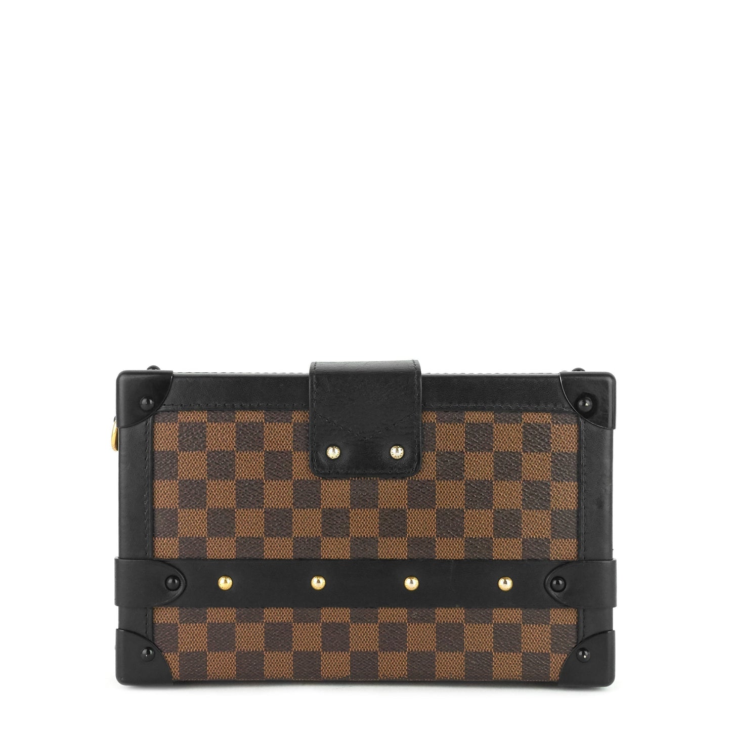 Louis Vuitto Petite Malle Damier Ebene Cavas Bag