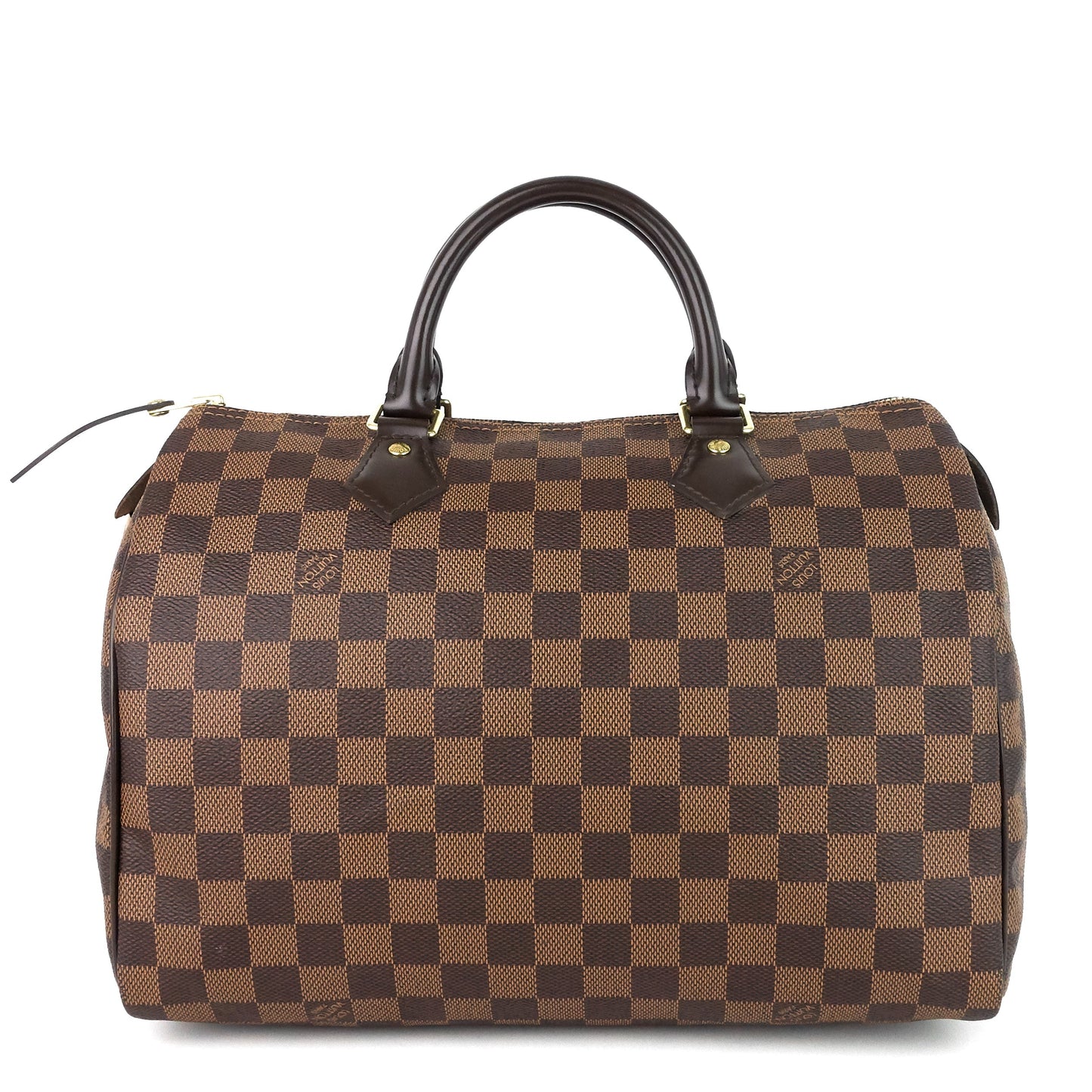 Louis Vuitto Speedy 30 Damier Ebene Canvas Bag