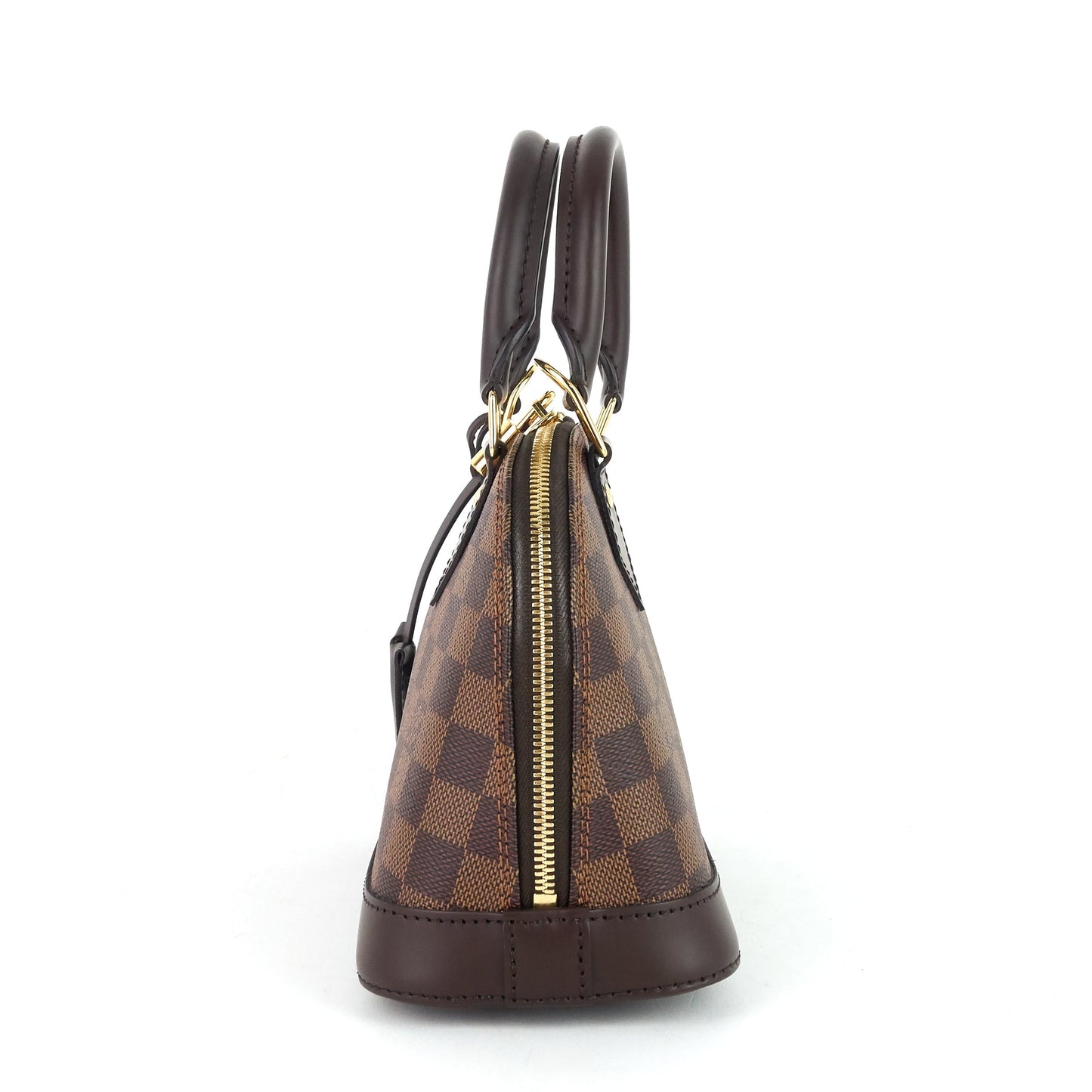 Louis Vuitto Alma BB Damier Ebene Canvas Handbag