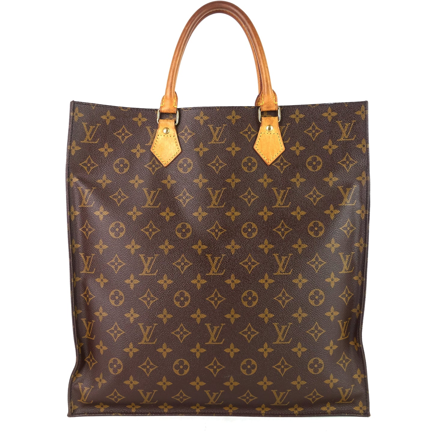 Louis Vuitto Sac Plat GM Monogram Canvas Handbag