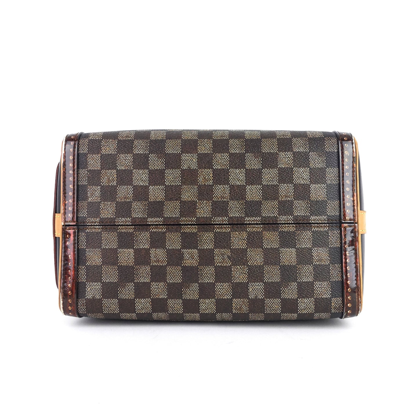 Louis Vuitto Speedy Noir 25 BandouliÃ¨re Time Trunk Coated Canvas Bag