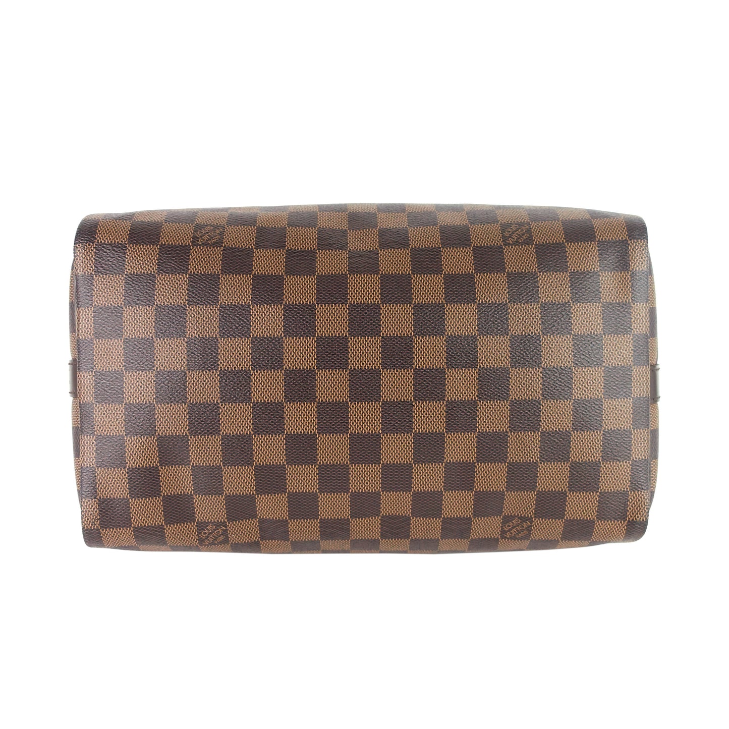 Louis Vuitto Speedy 30 BandouliÃ¨re Damier Ebene Canvas Bag