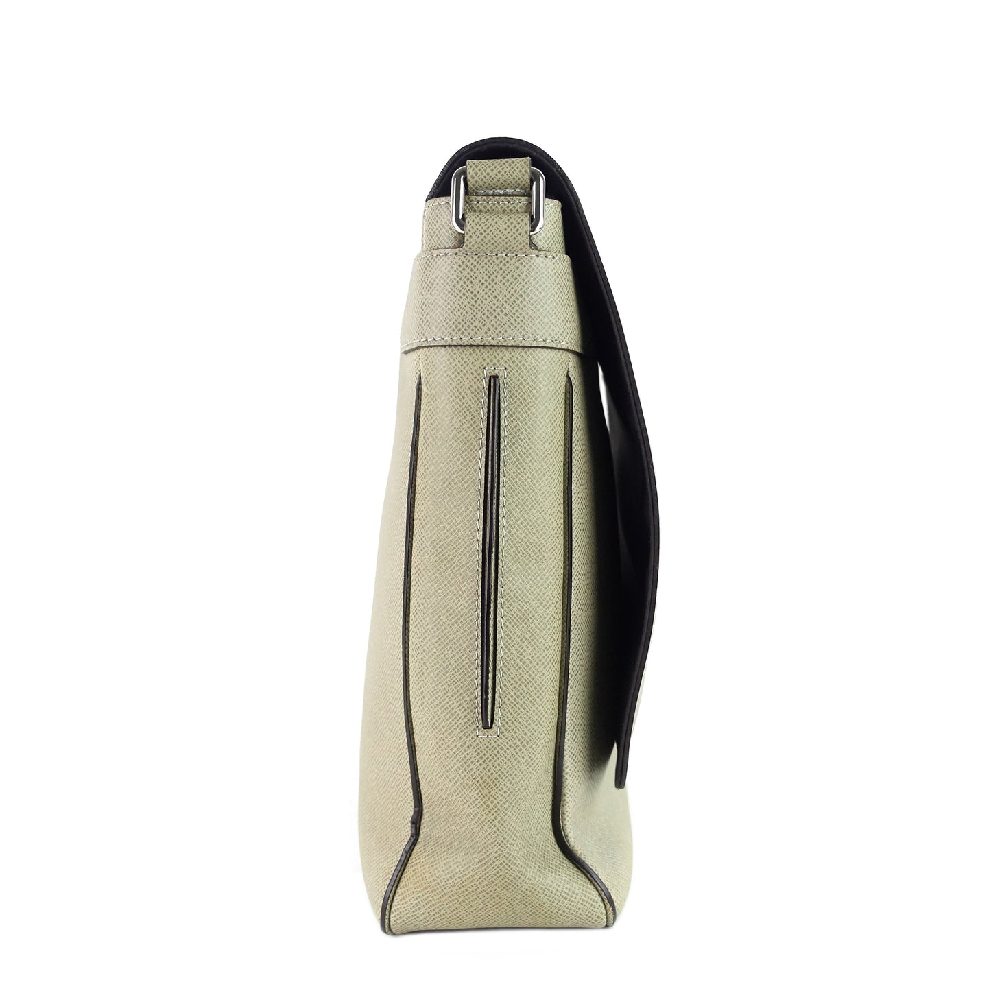 Louis Vuitto Milo Taiga Leather Messenger Bag