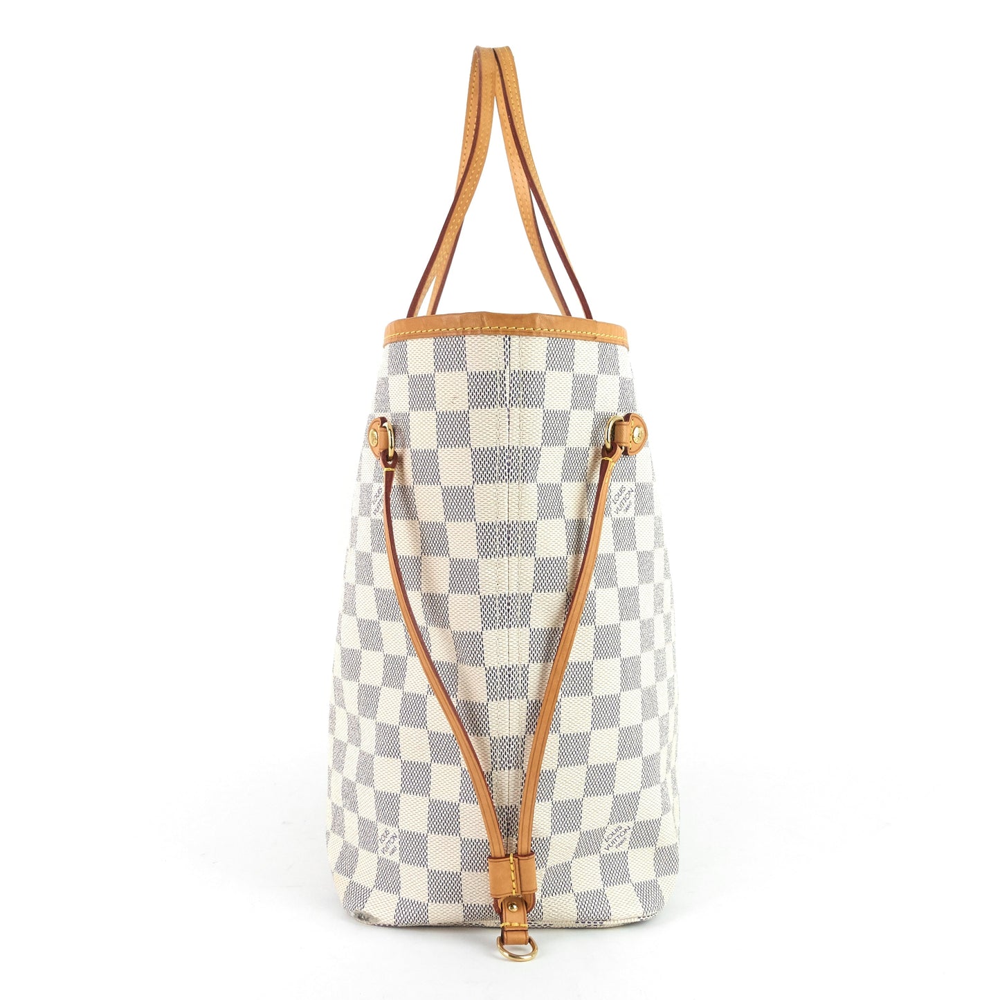 Louis Vuitto Neverfull MM Damier Azur Canvas Bag