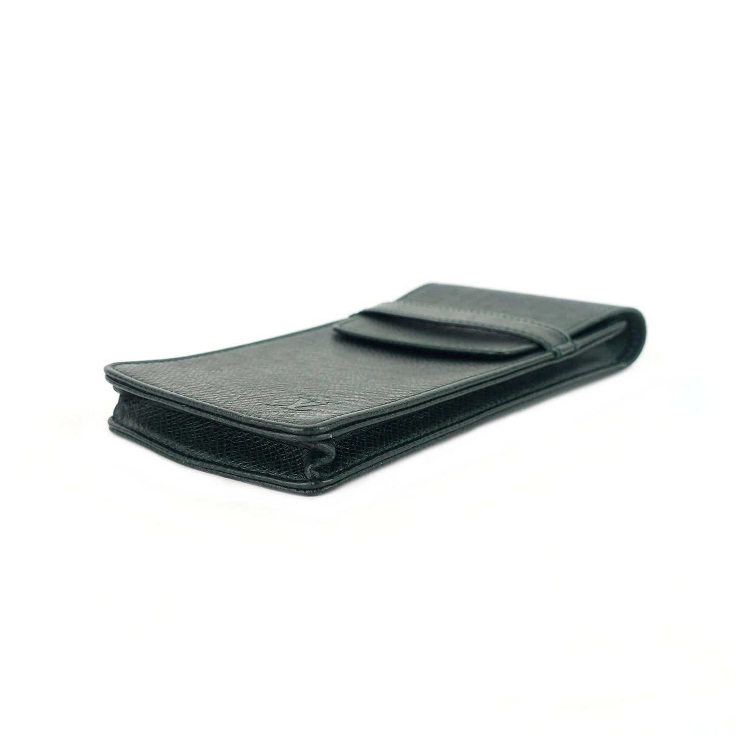 Louis Vuitto Green Taiga Leather Pen Holder