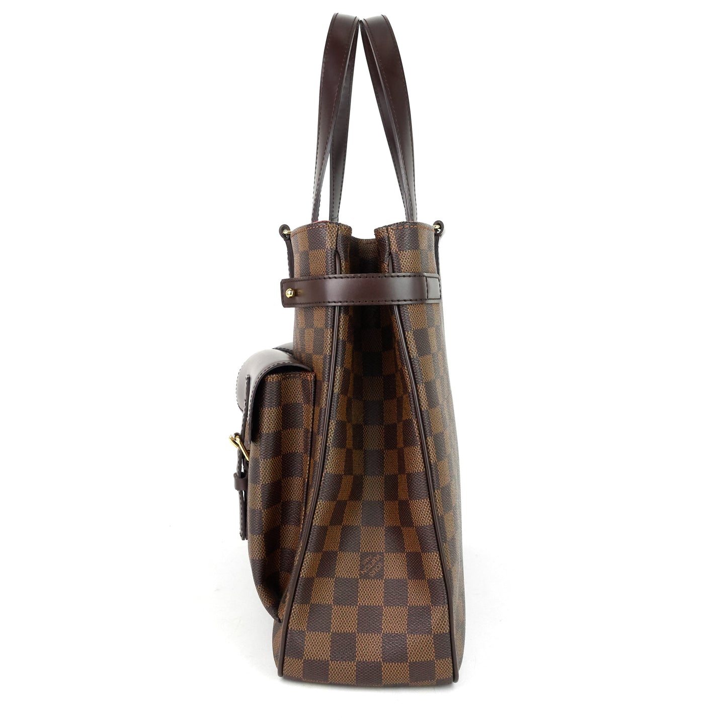 Louis Vuitto Uzes Damier Ebene Canvas Bag