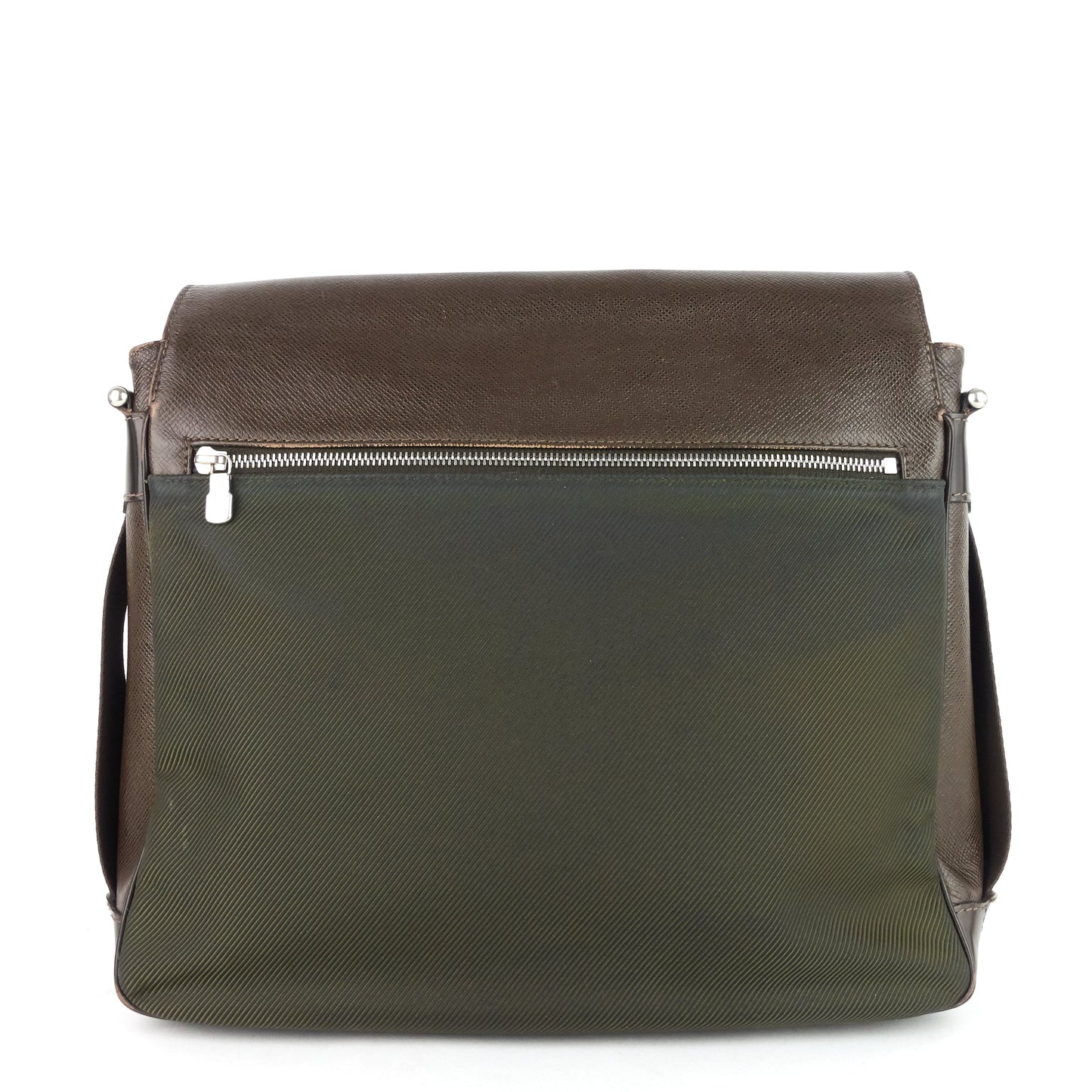 Louis Vuitto Viktor Taiga Leather Messenger Bag