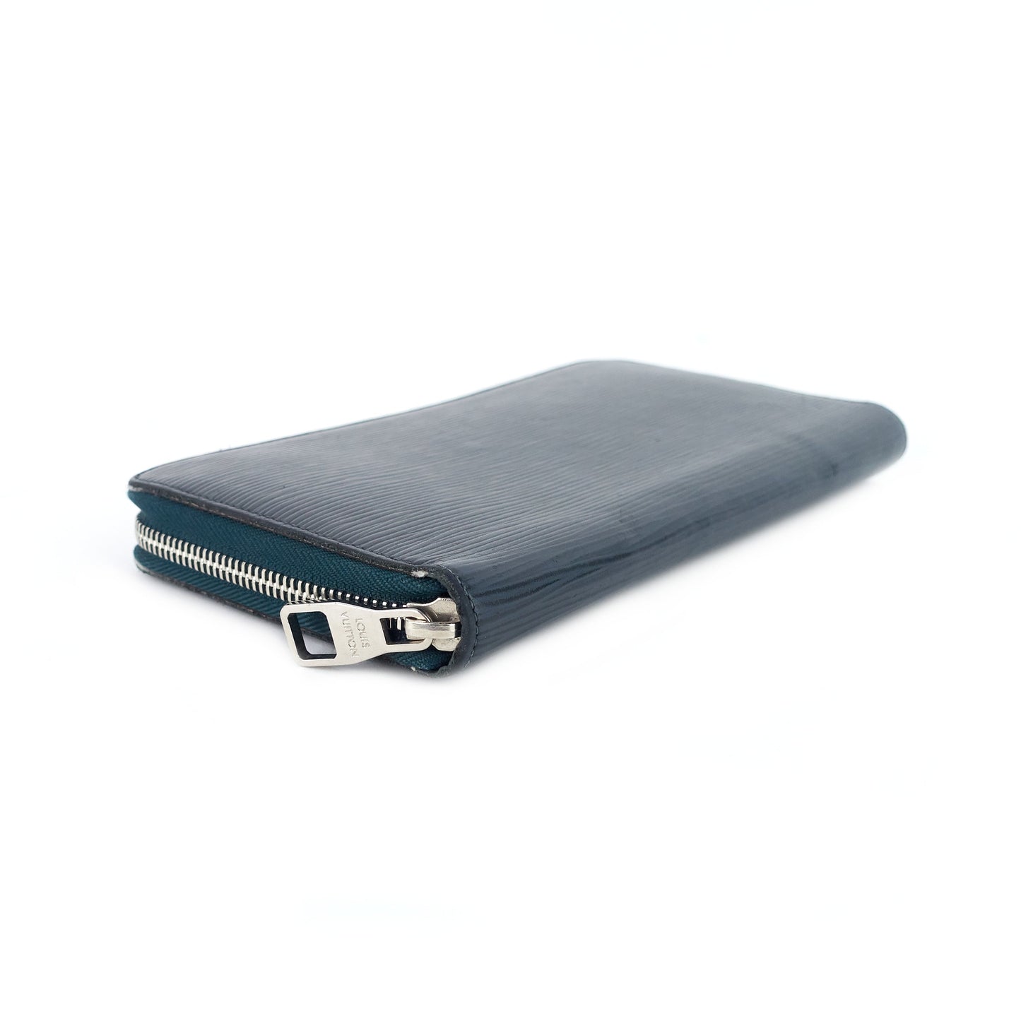 Louis Vuitto Zippy Navy Blue Epi Leather Organizer Wallet