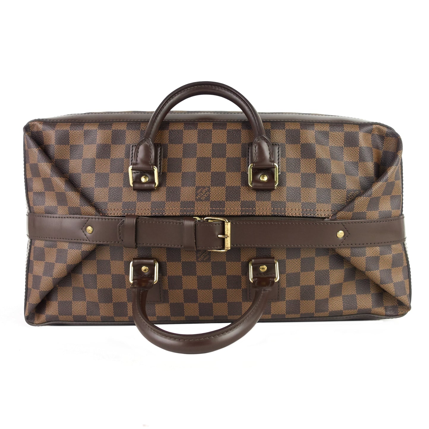 Louis Vuitto Grimaud Damier Ebene Canvas Weekender Bag
