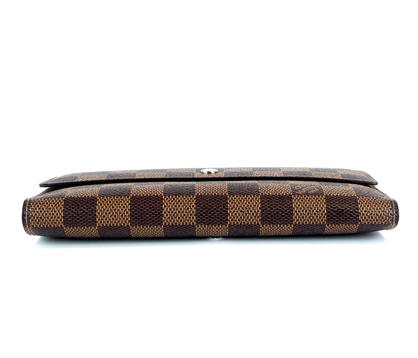 Louis Vuitto Porte Tresor International Damier Ebene Canvas Wallet