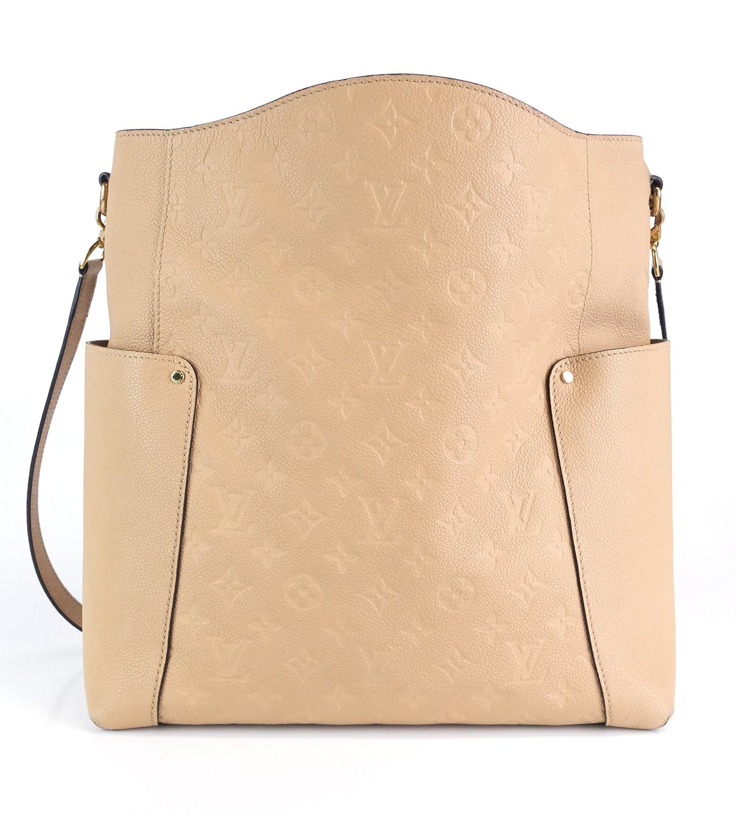 Louis Vuitto Bagatelle Monogram Empreinte Leather Hobo Bag