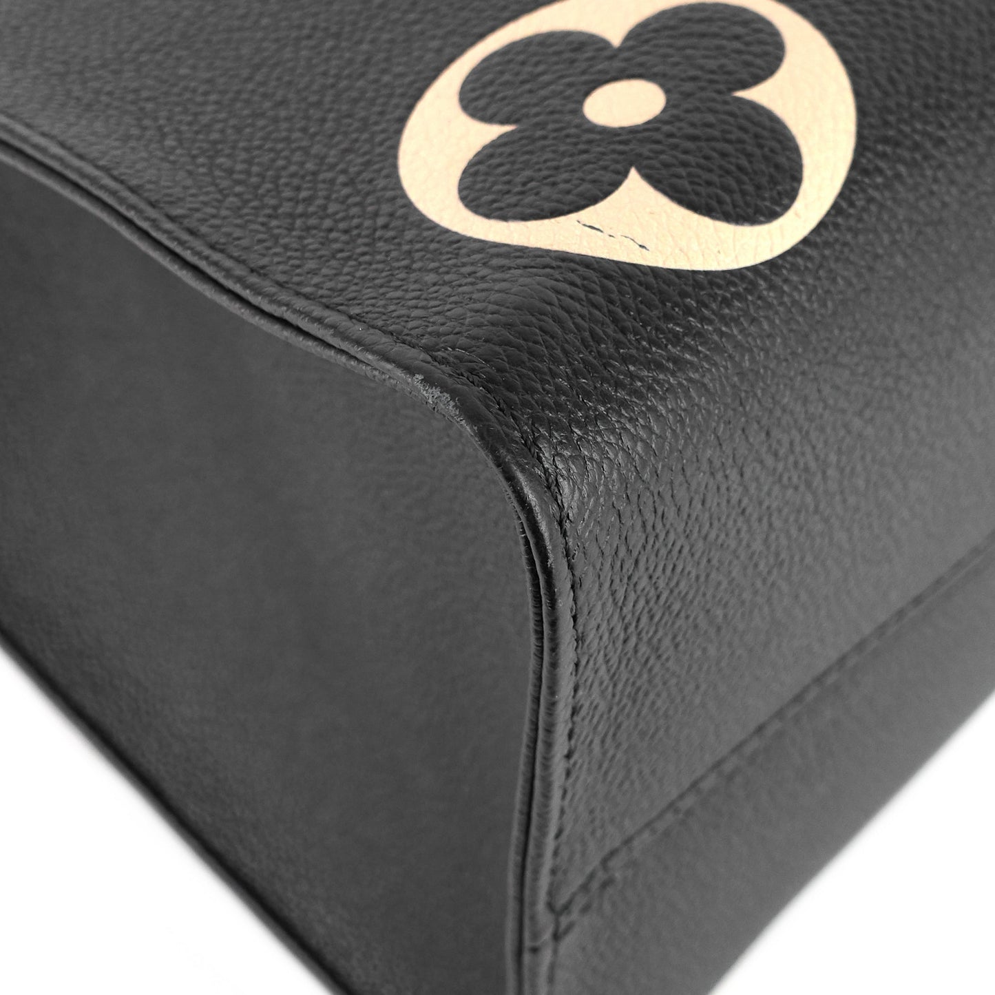Louis Vuitto OnTheGo MM Bicolour Monogram Empreinte Leather Bag