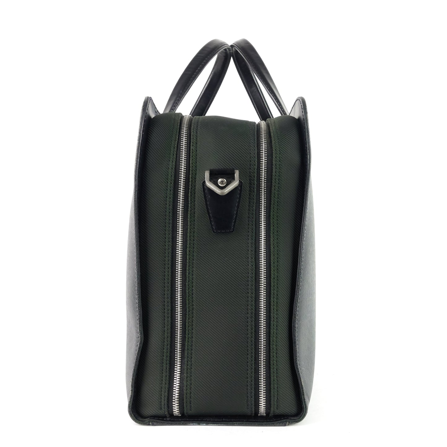 Louis Vuitto Nevski Taiga Leather Briefcase Bag
