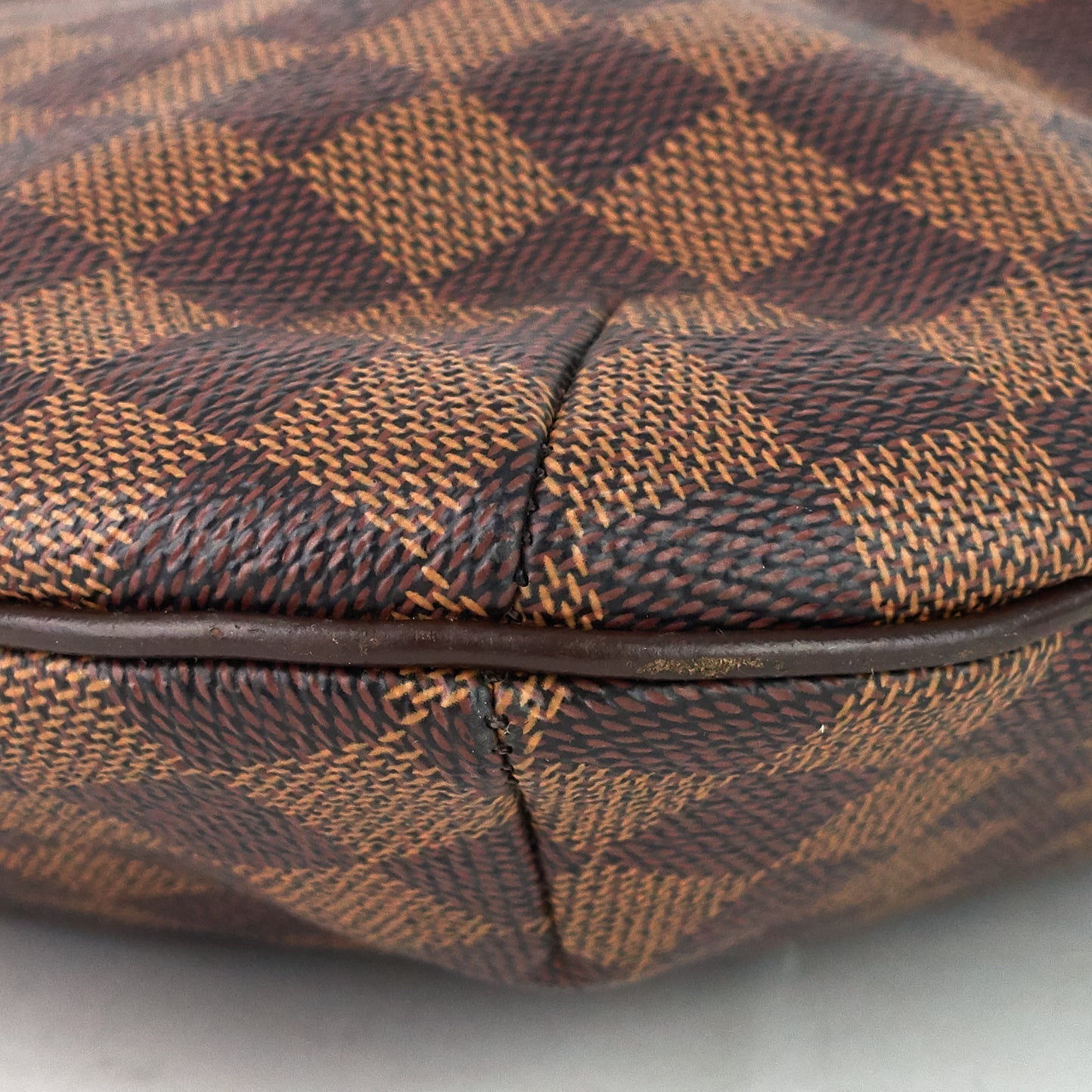 Louis Vuitto Bloomsbury GM Damier Ebene Canvas Crossbody Bag