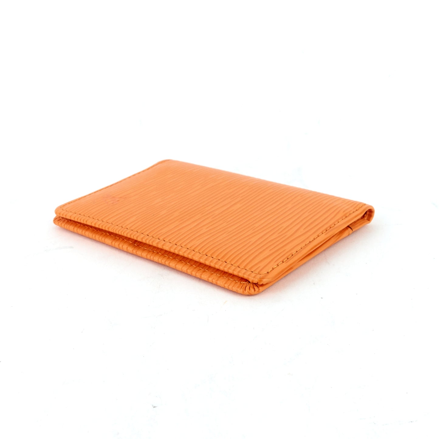 Louis Vuitto Orange Epi Leather Card Holder