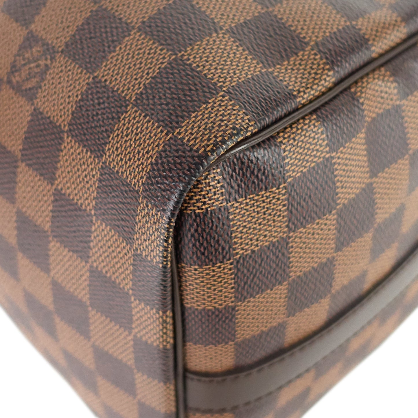 Louis Vuitto Speedy 30 BandouliÃ¨re Damier Ebene Canvas Bag