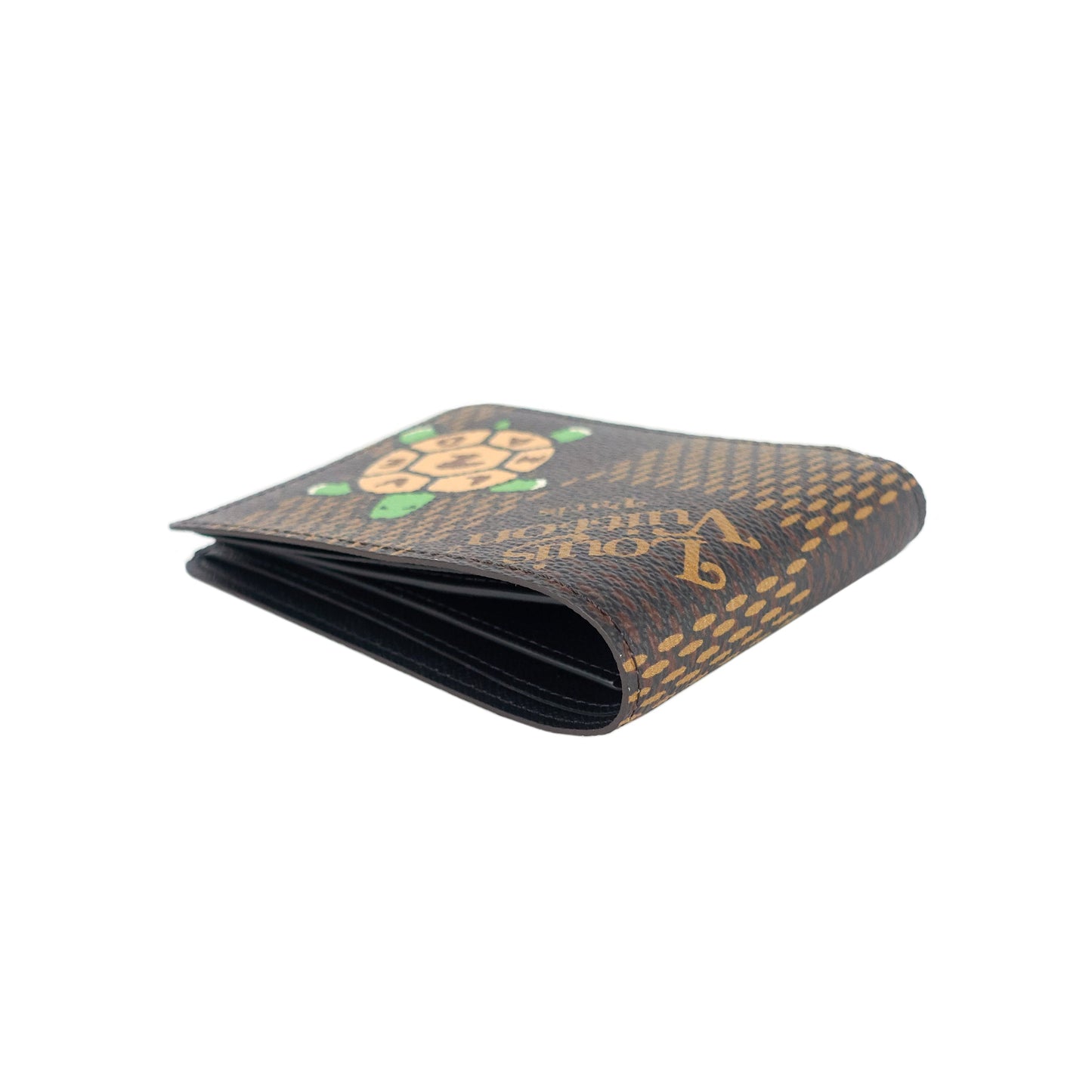 Louis Vuitto Nigo Turtle Giant Damier Ebene Canvas Multiple Wallet