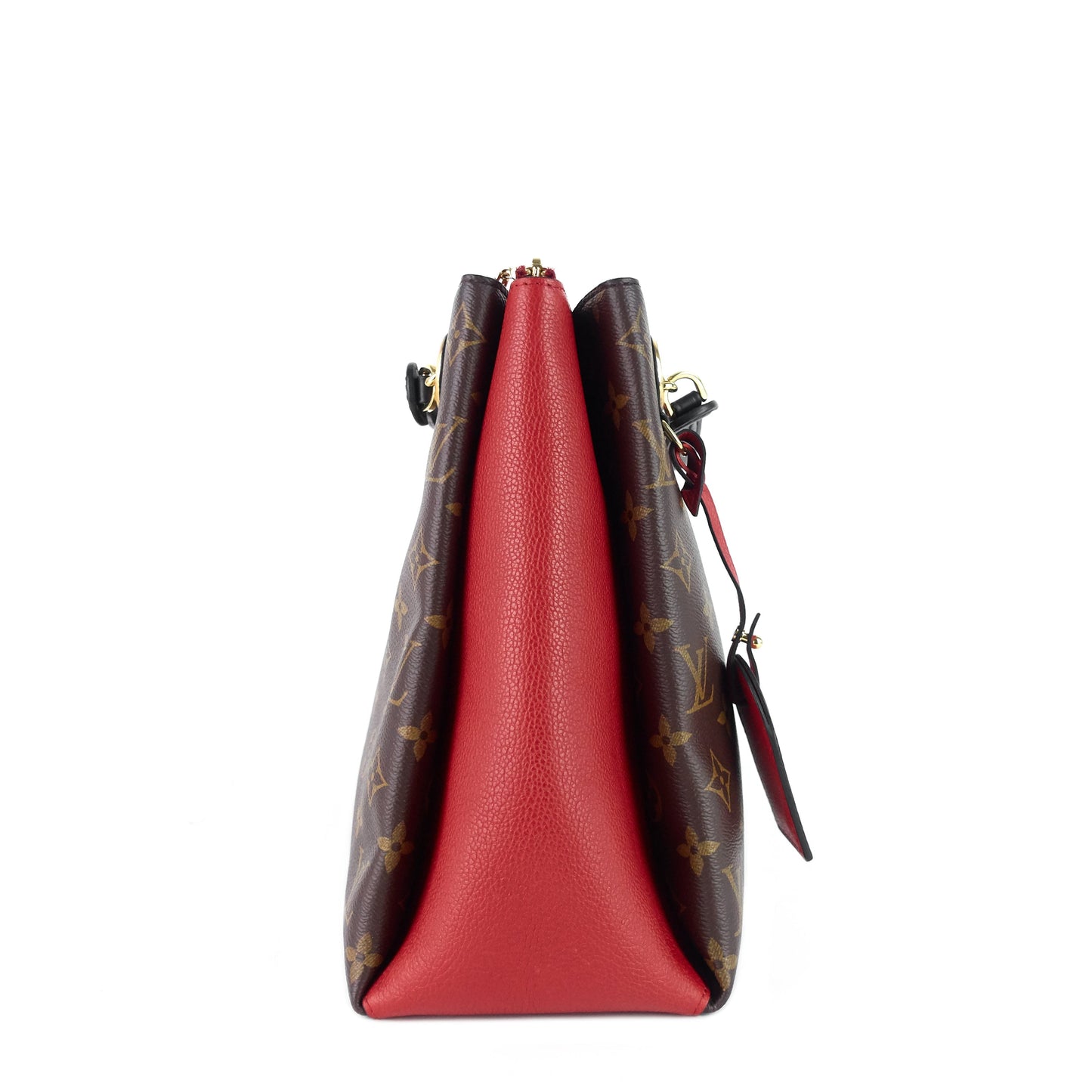 Louis Vuitto SurÃ¨ne MM Monogram Canvas and Calfskin Leather Tote Bag