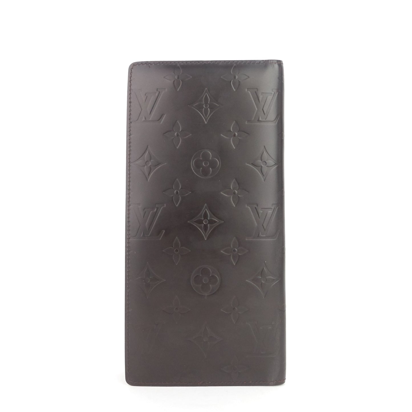 Louis Vuitto Portefeuille Glace Leather Double Wallet