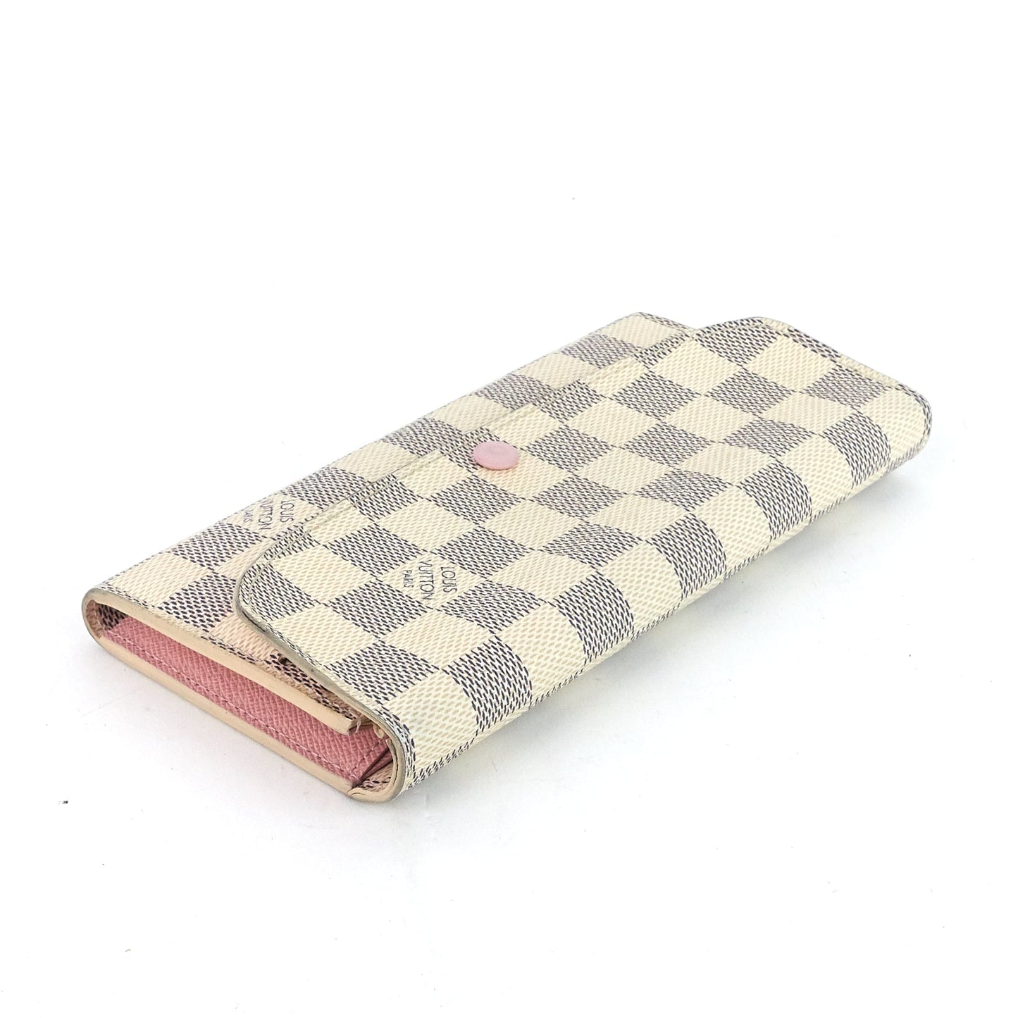Louis Vuitto Emilie Damier Azur Canvas Wallet