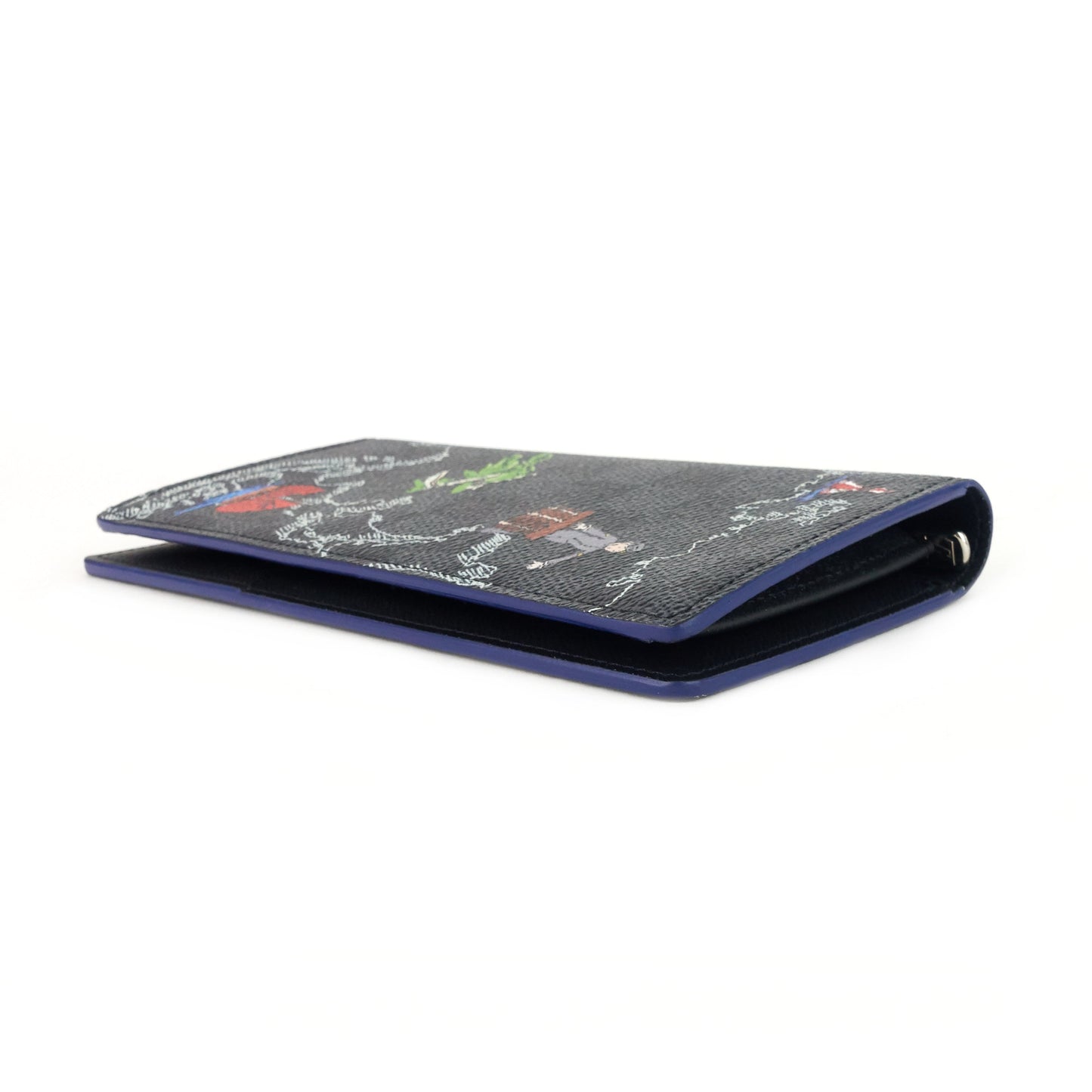 Louis Vuitto Brazza World Map Damier Graphite Canvas Wallet