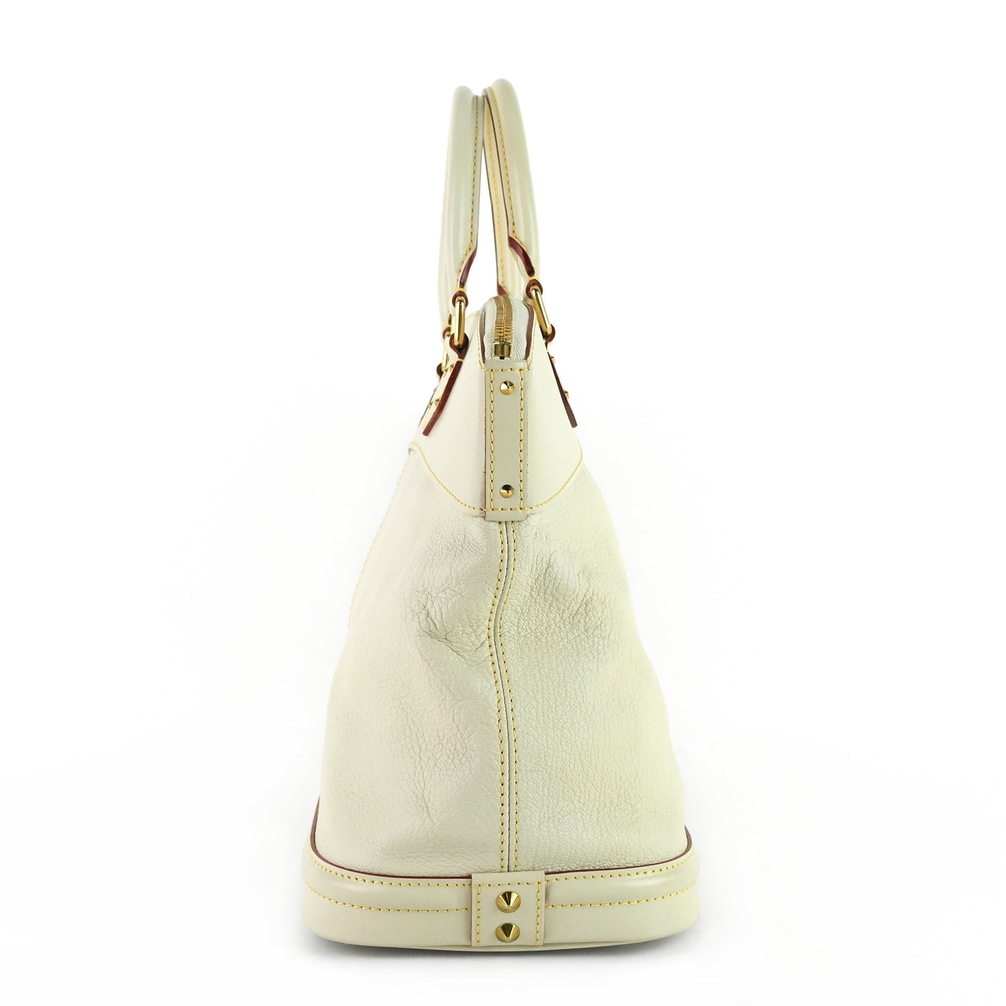 Louis Vuitto Suhali Lockit MM Goatskin Leather Handbag