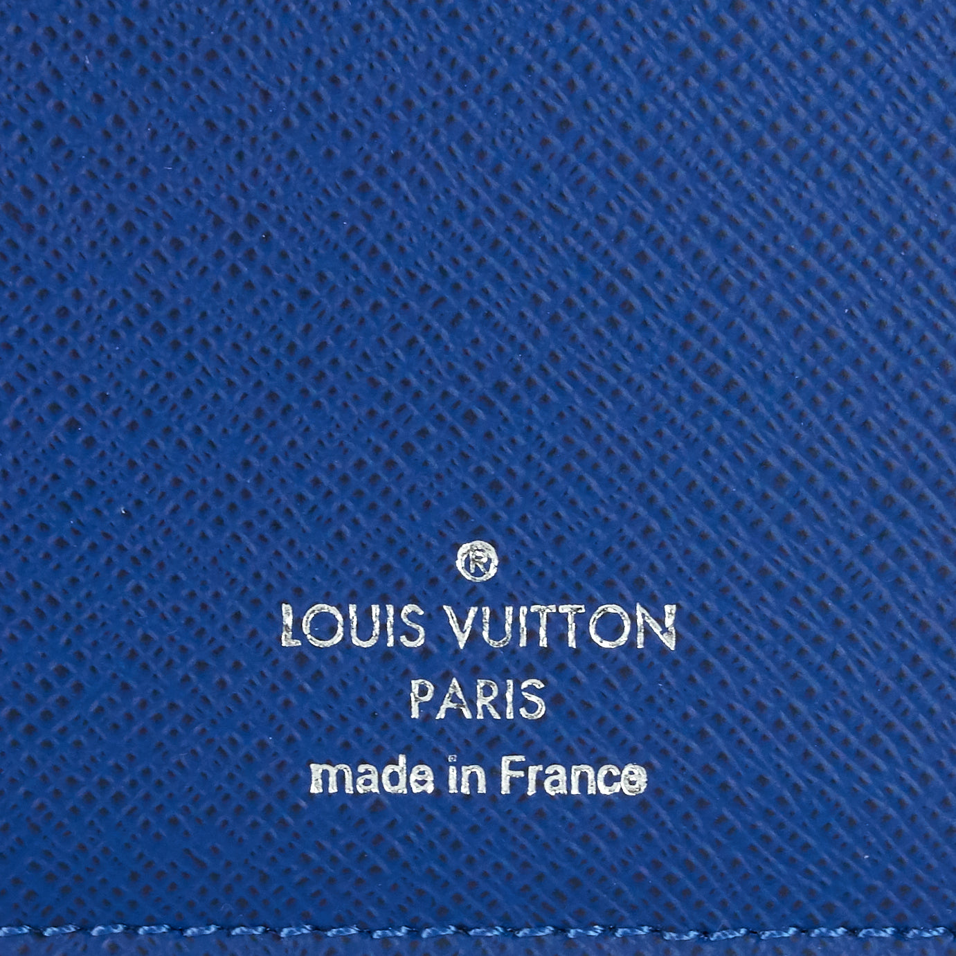 Louis Vuitto Brazza Blue Epi Leather Wallet