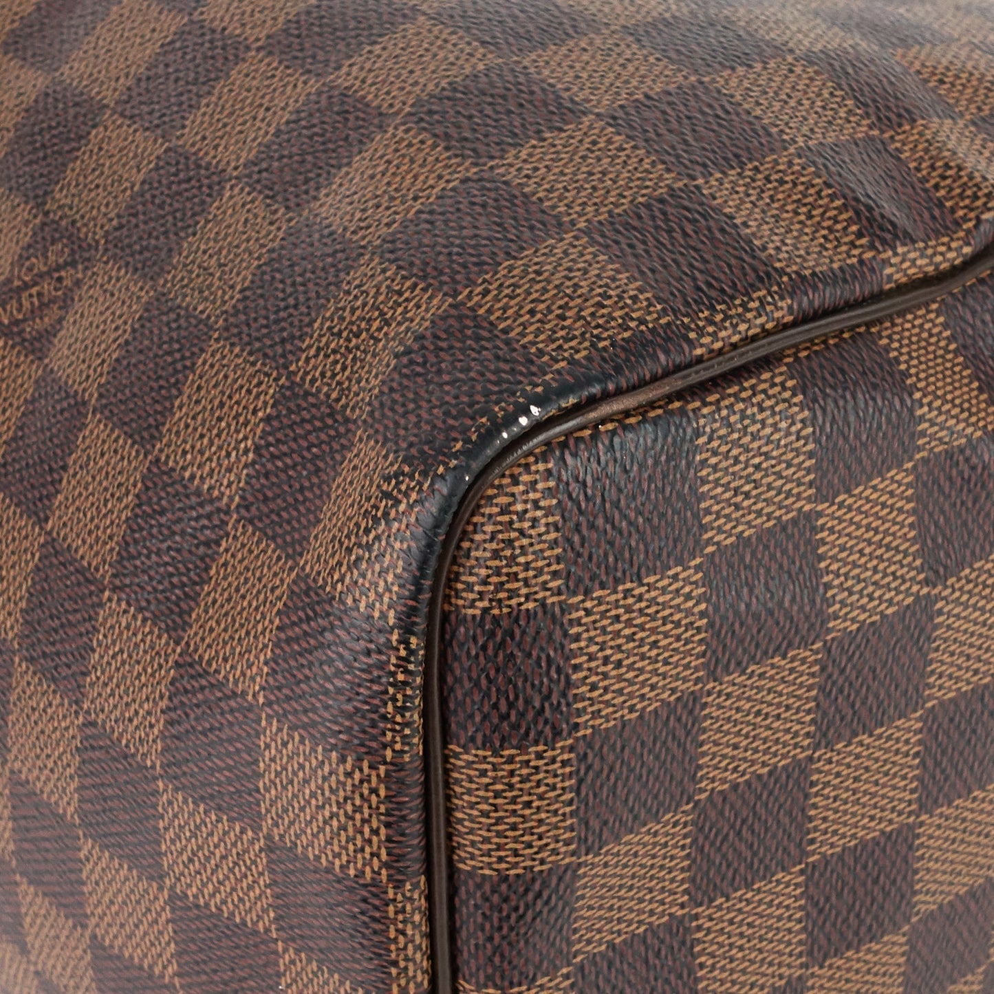 Louis Vuitto Speedy 35 Damier Ebene Canvas Bag