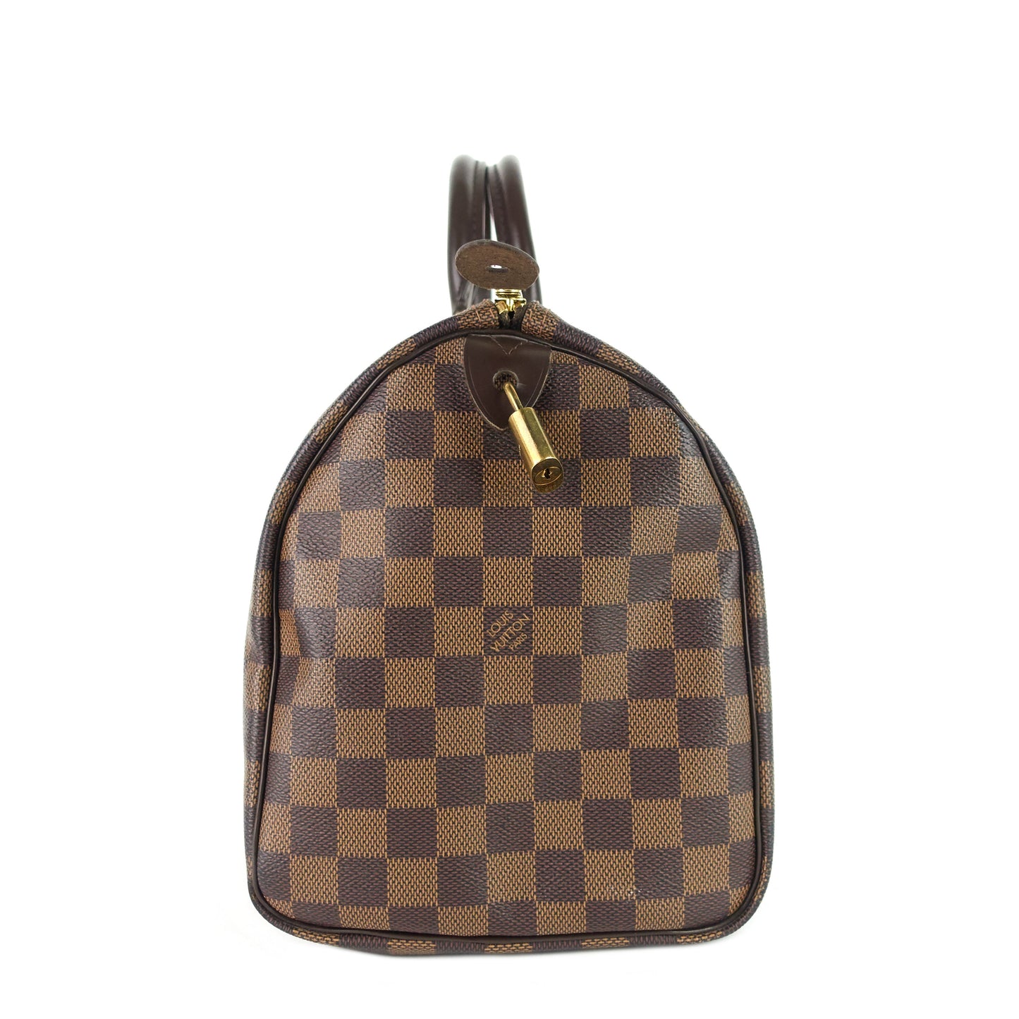 Louis Vuitto Speedy 30 Damier Ebene Canvas Bag