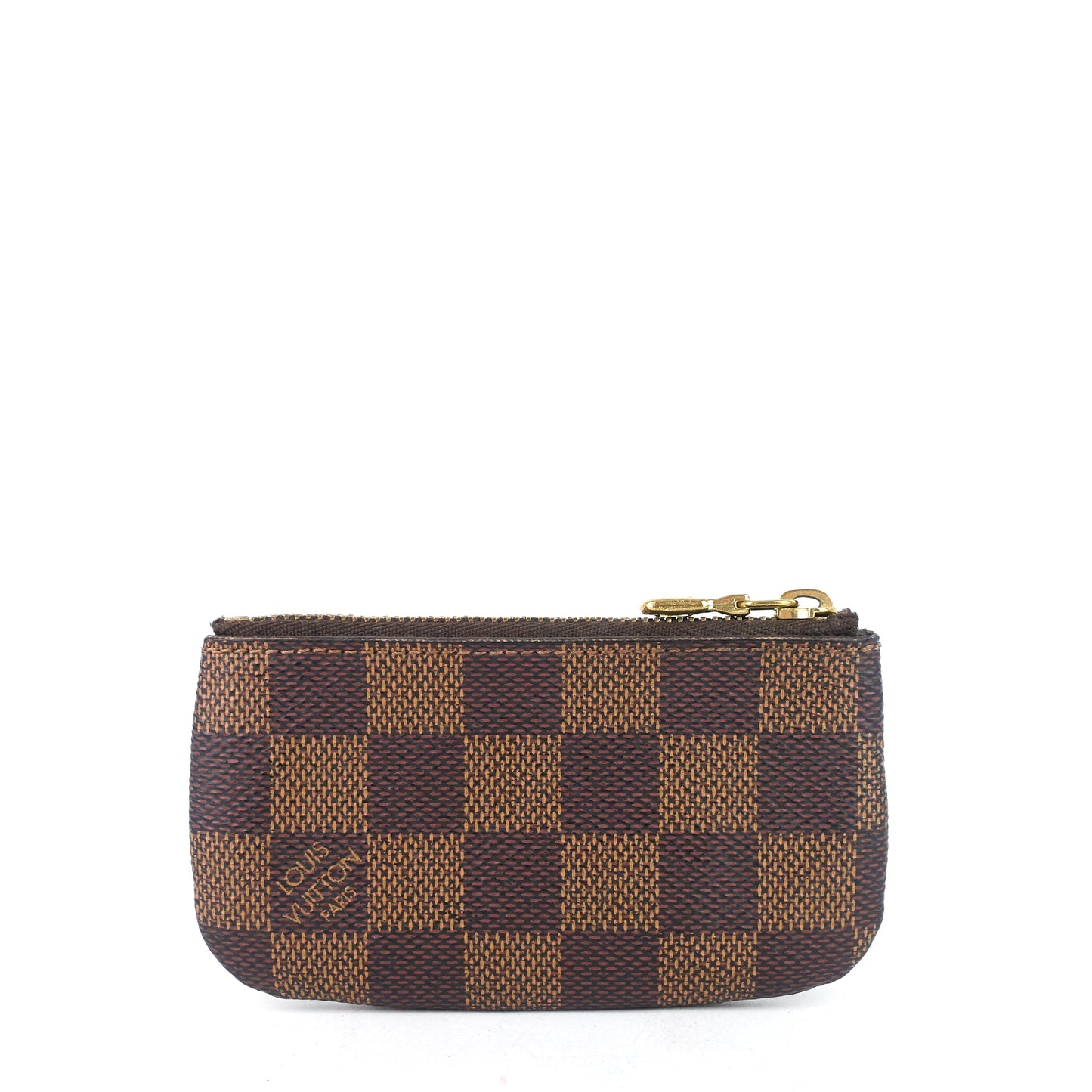 Louis Vuitto Pochette Cles Damier Ebene Key Pouch
