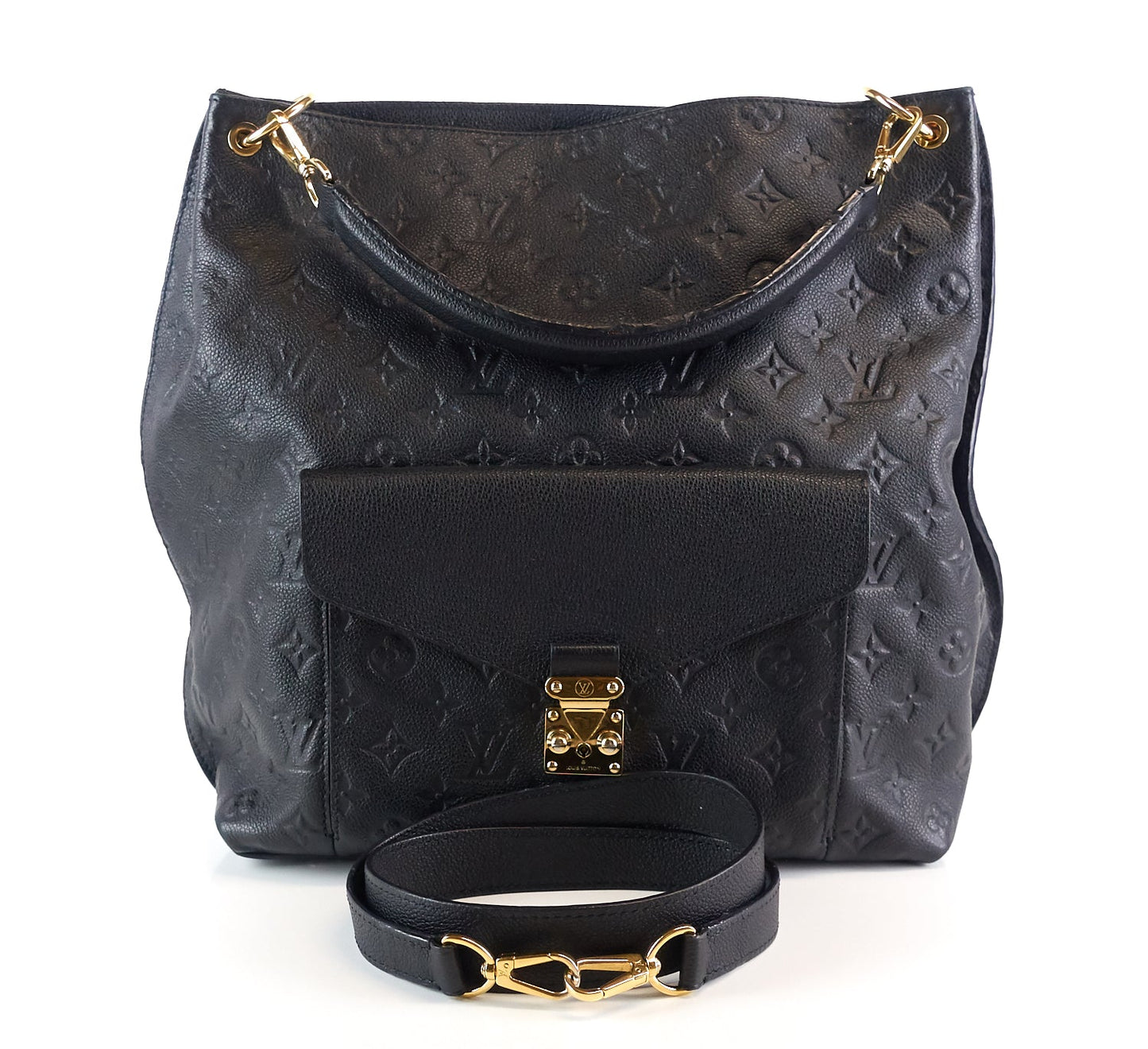 Louis Vuitto Metis Monogram Empreinte Leather Hobo Bag