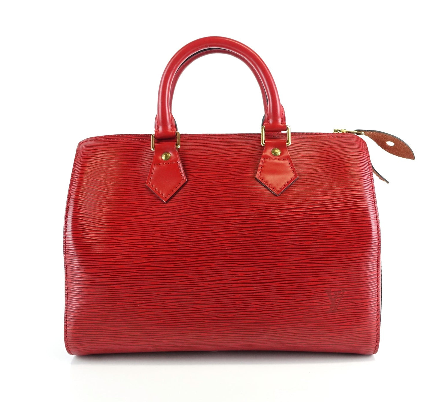 Louis Vuitto Speedy 30 Red Epi Leather Bag